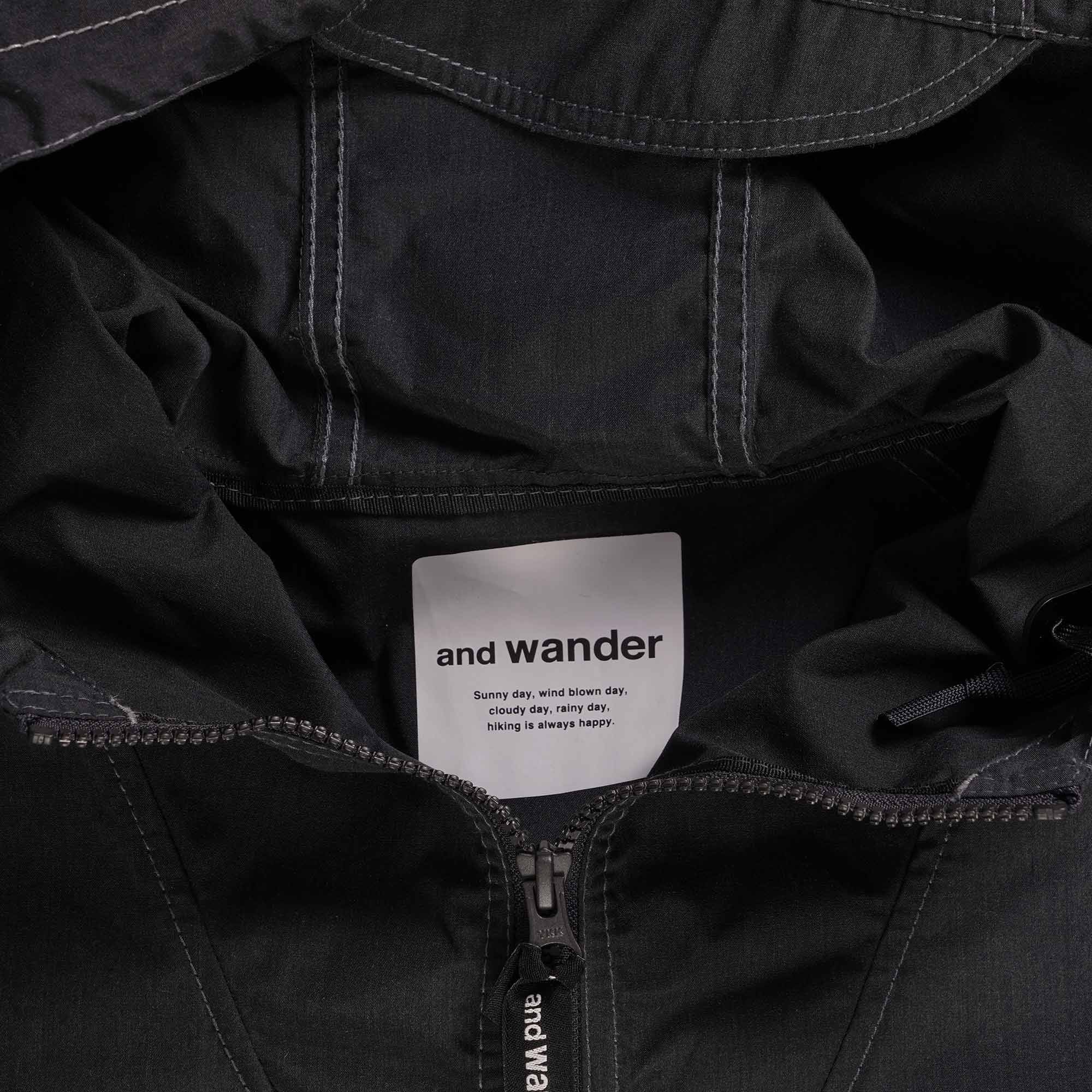 And Wander Kevlar Hooded Jacket - Charcoal
