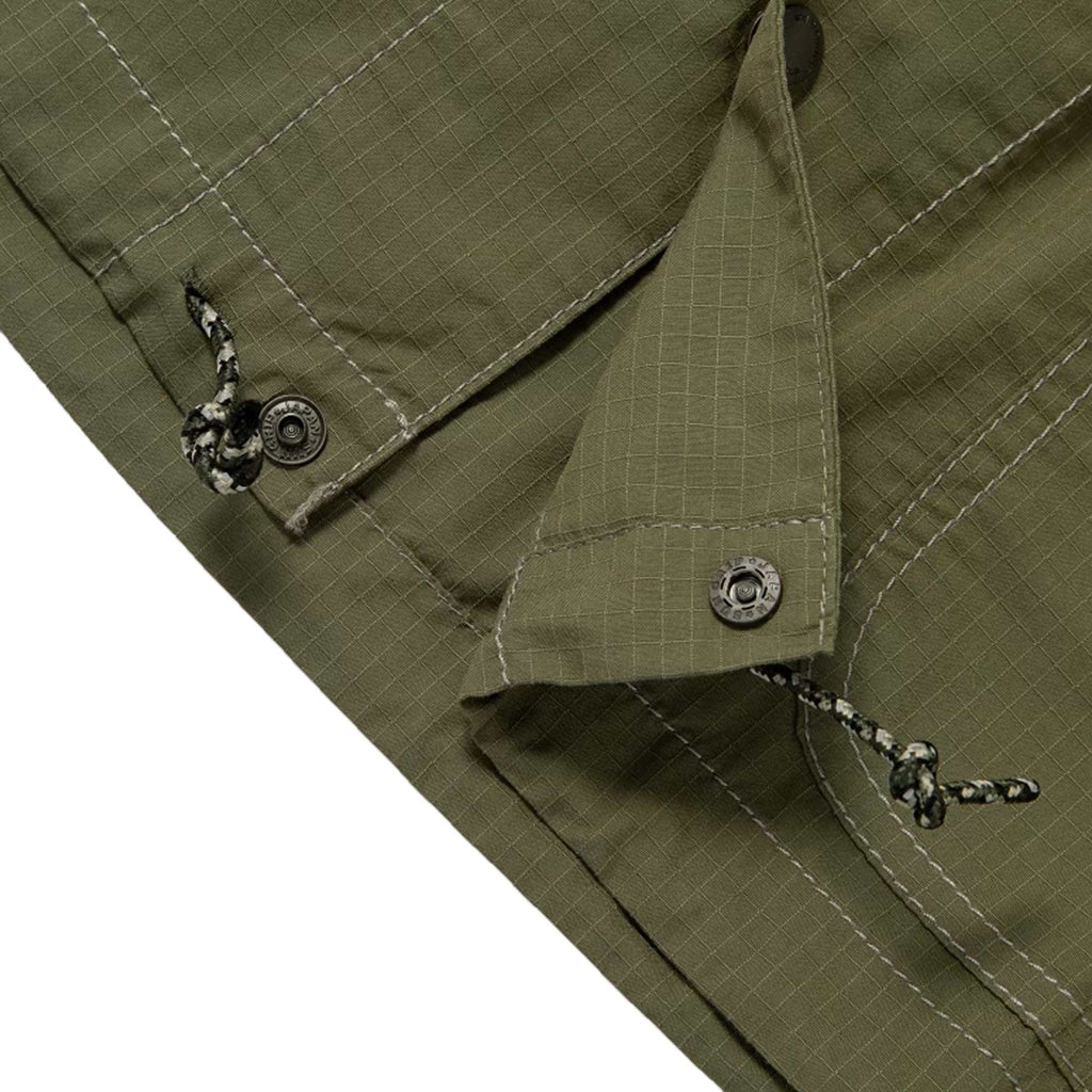 And Wander Dry Rip Cotton-Blend Shirt Jacket  - Khaki