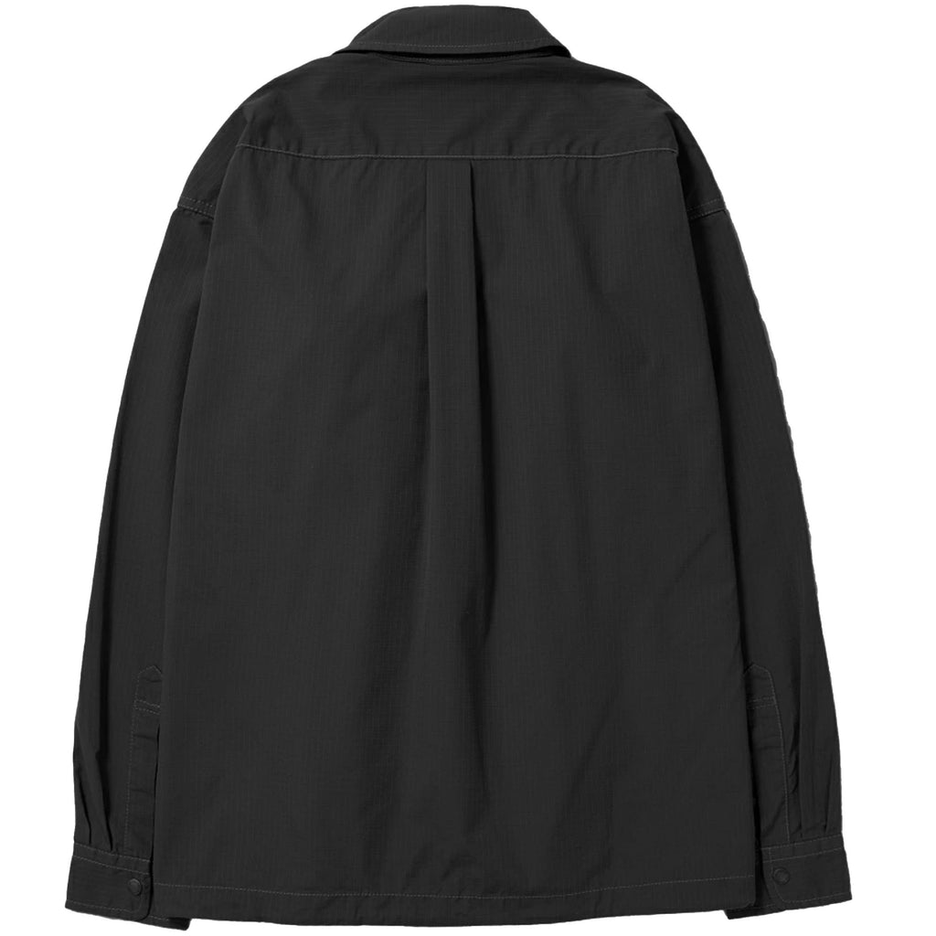 And Wander Dry Rip Cotton-Blend Shirt Jacket  - Black