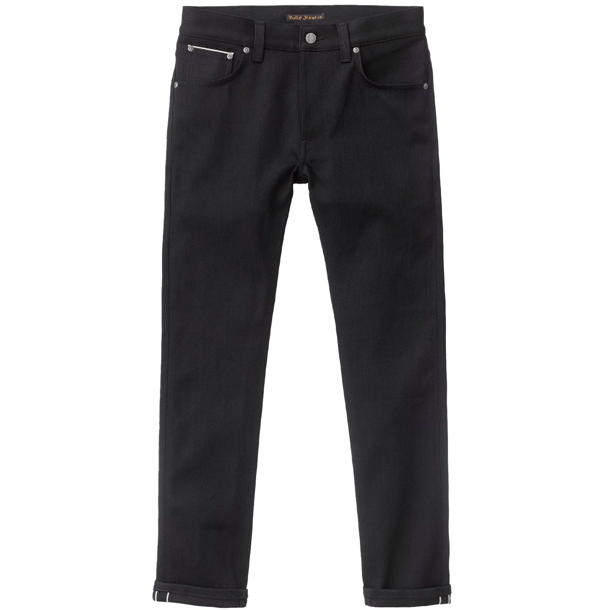 Lean Dean Dry Selvage Jeans - Black