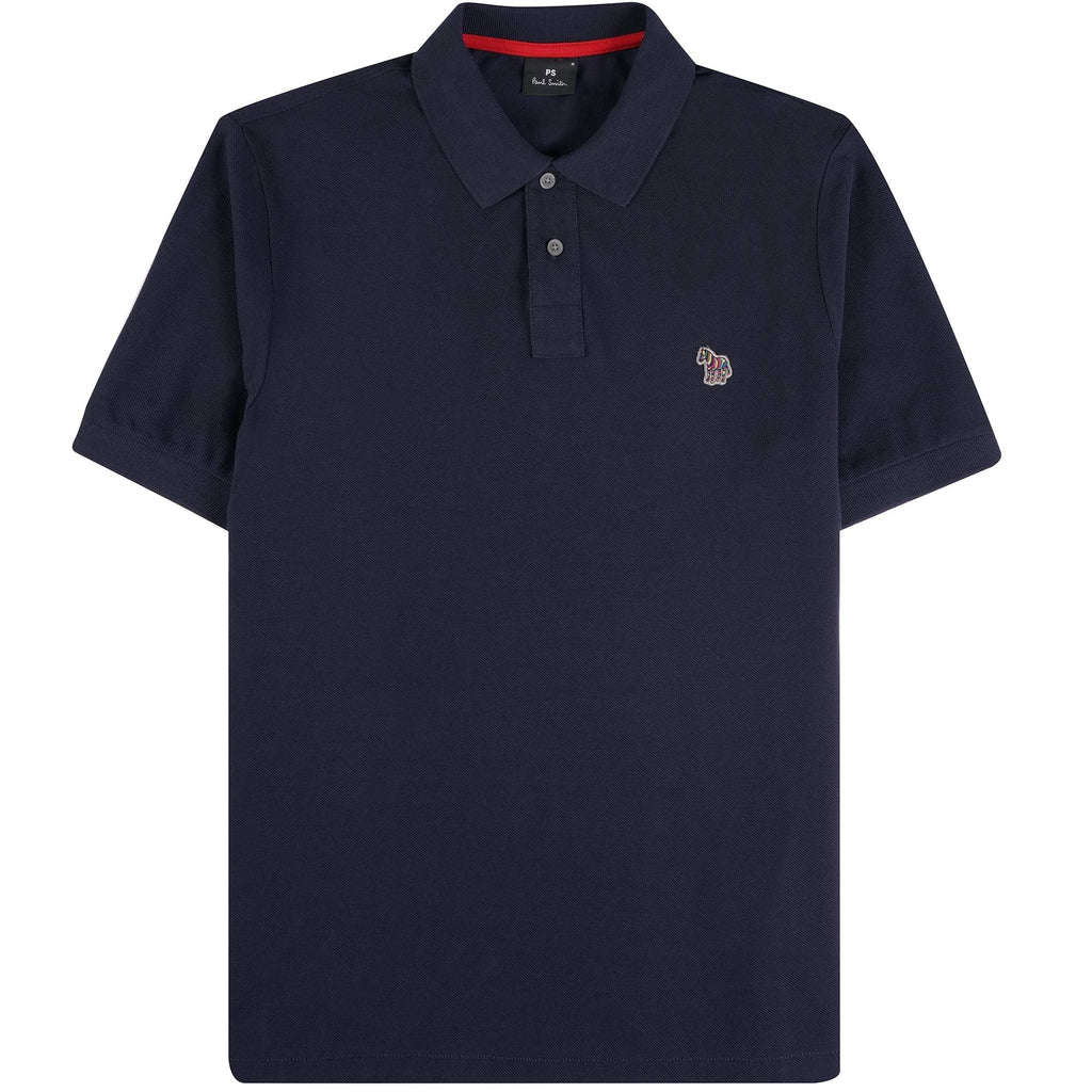 Paul Smith Cotton-Piqu  Zebra Polo Shirt - Dark Navy