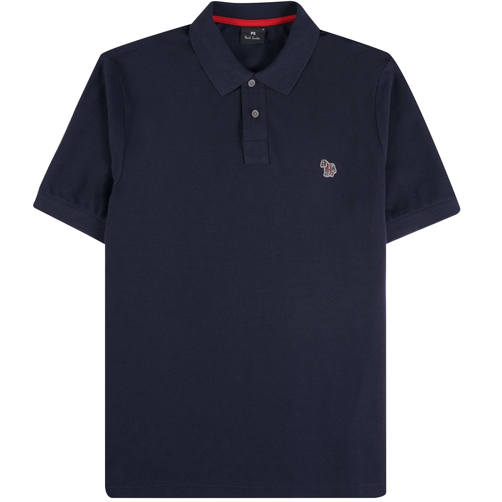 Paul Smith Cotton-Piqu  Zebra Polo Shirt - Dark Navy