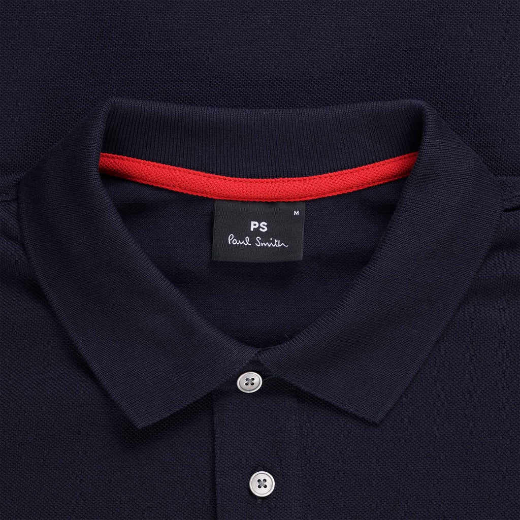Paul Smith Cotton-Piqu  Zebra Polo Shirt - Dark Navy
