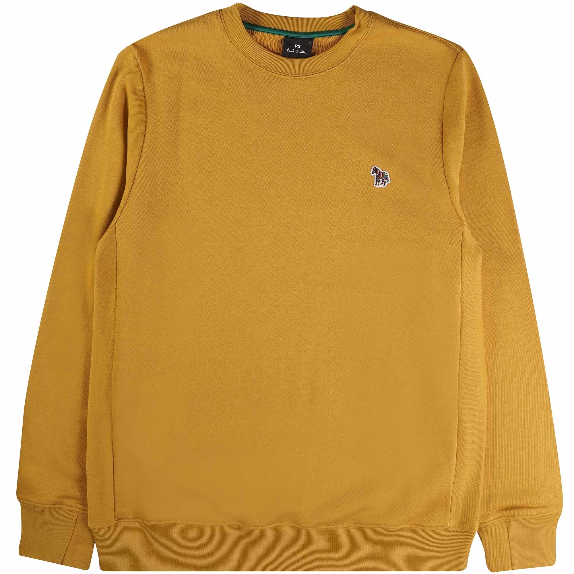 Paul Smith Zebra Logo Cotton Sweatshirt - Ochre