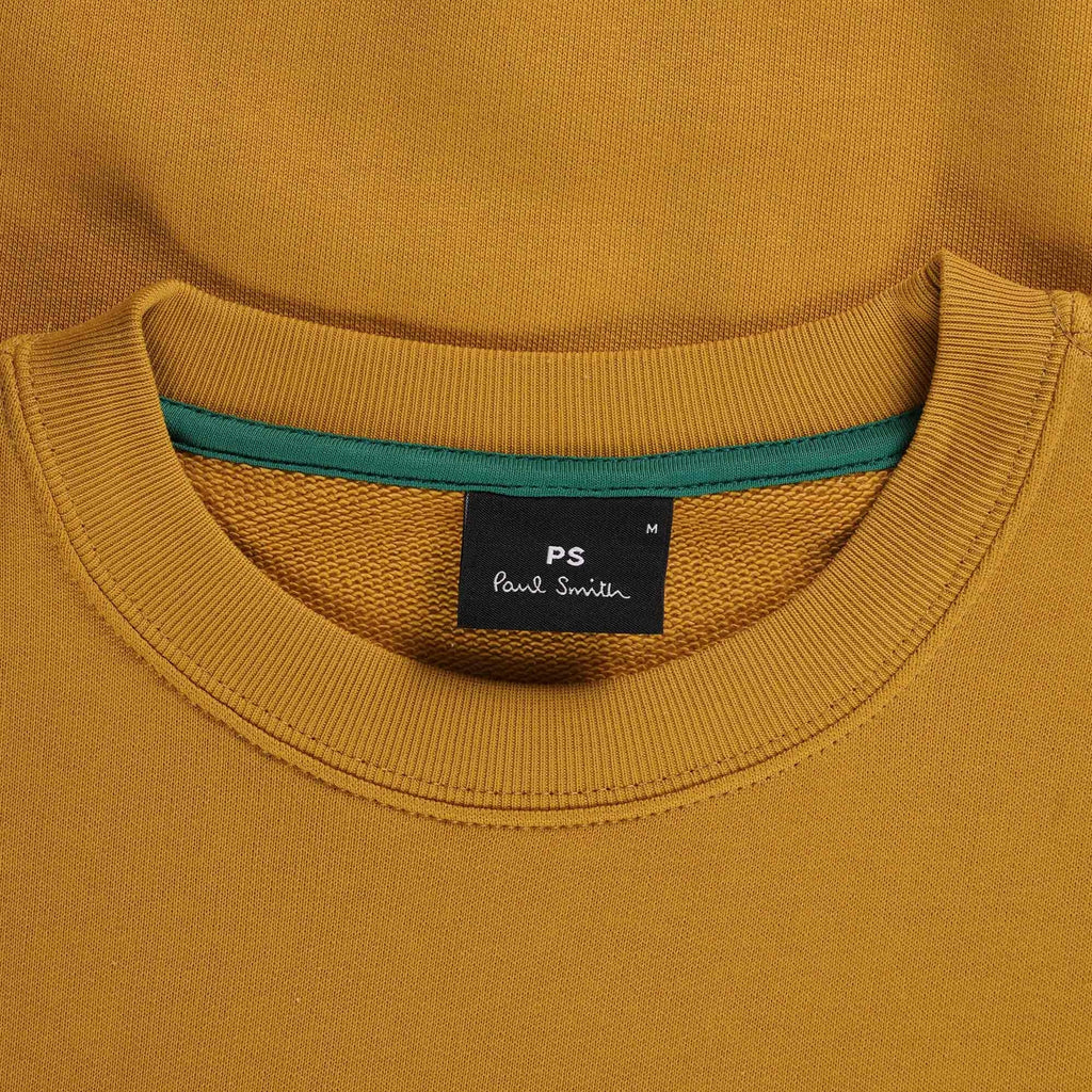 Paul Smith Zebra Logo Cotton Sweatshirt - Ochre