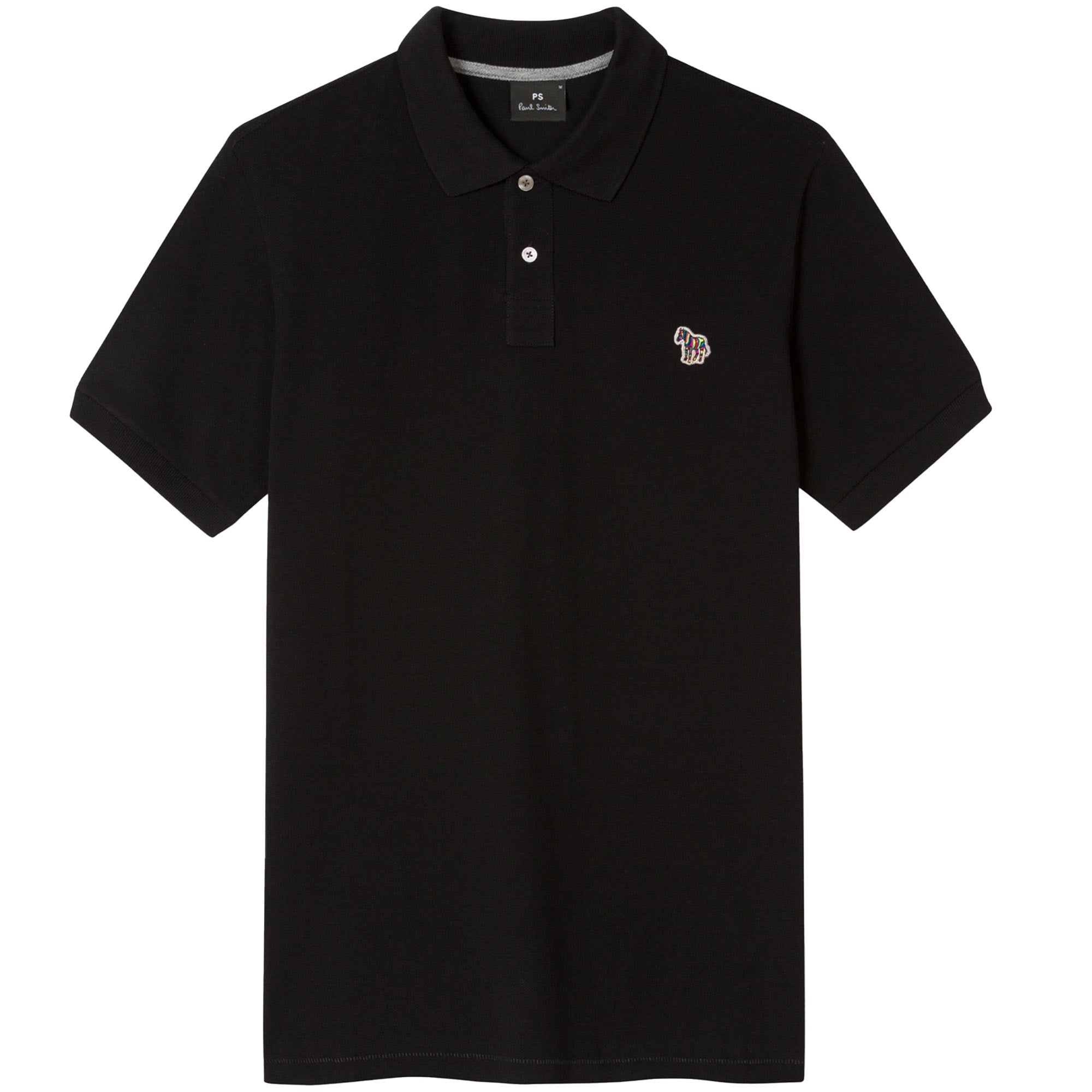 Paul Smith Cotton-Piqu  Zebra Polo Shirt - Black