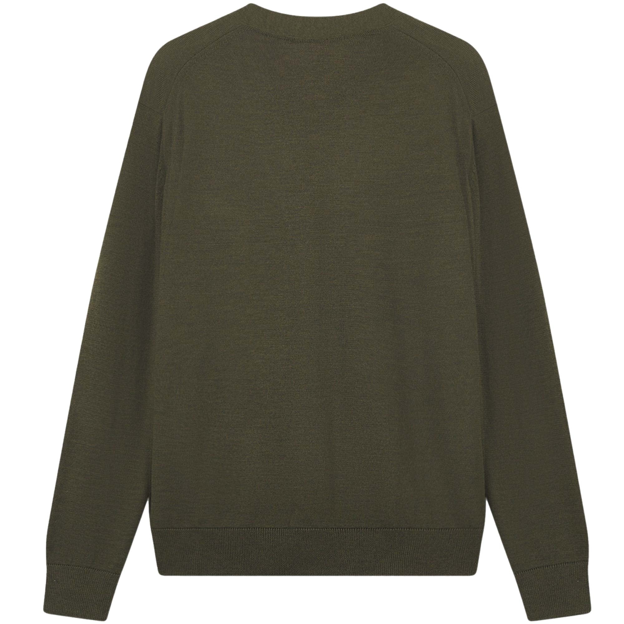 Maison Kitsune Bold Fox Head Patch Cardigan - Khaki
