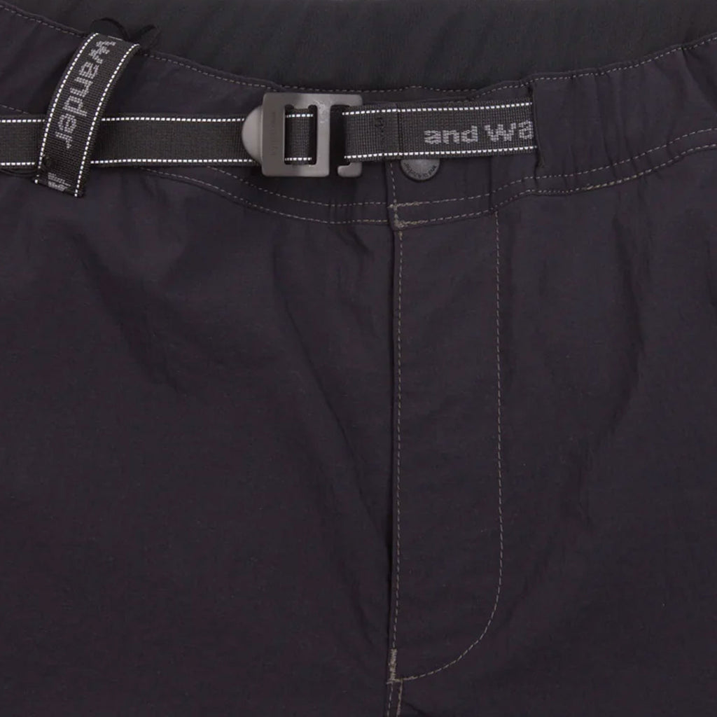 And Wander Light Hike Shorts - Black