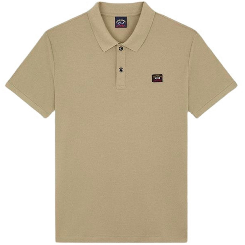 Paul and Shark Short Sleeve Polo Shirt - Beige