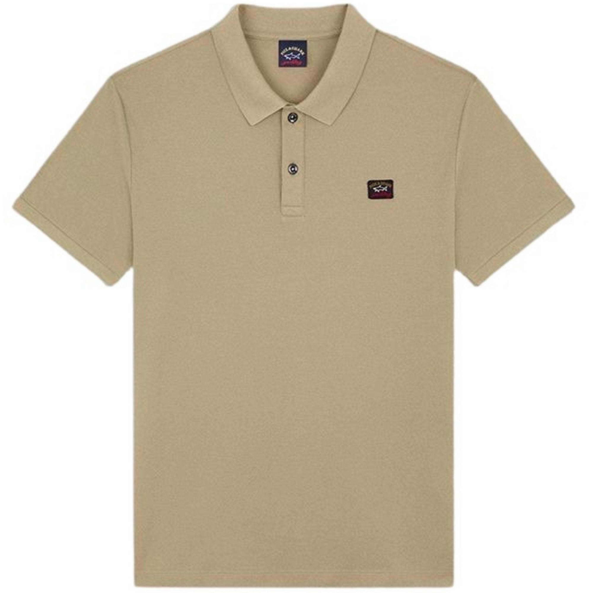 Paul and Shark Short Sleeve Polo Shirt - Beige