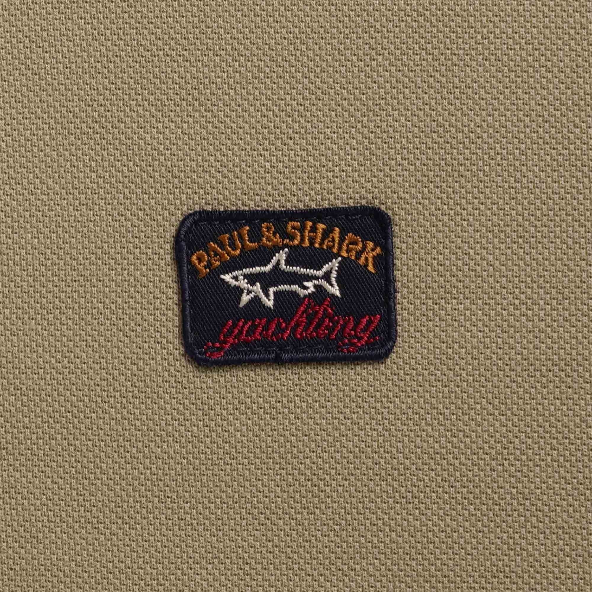 Paul and Shark Short Sleeve Polo Shirt - Beige