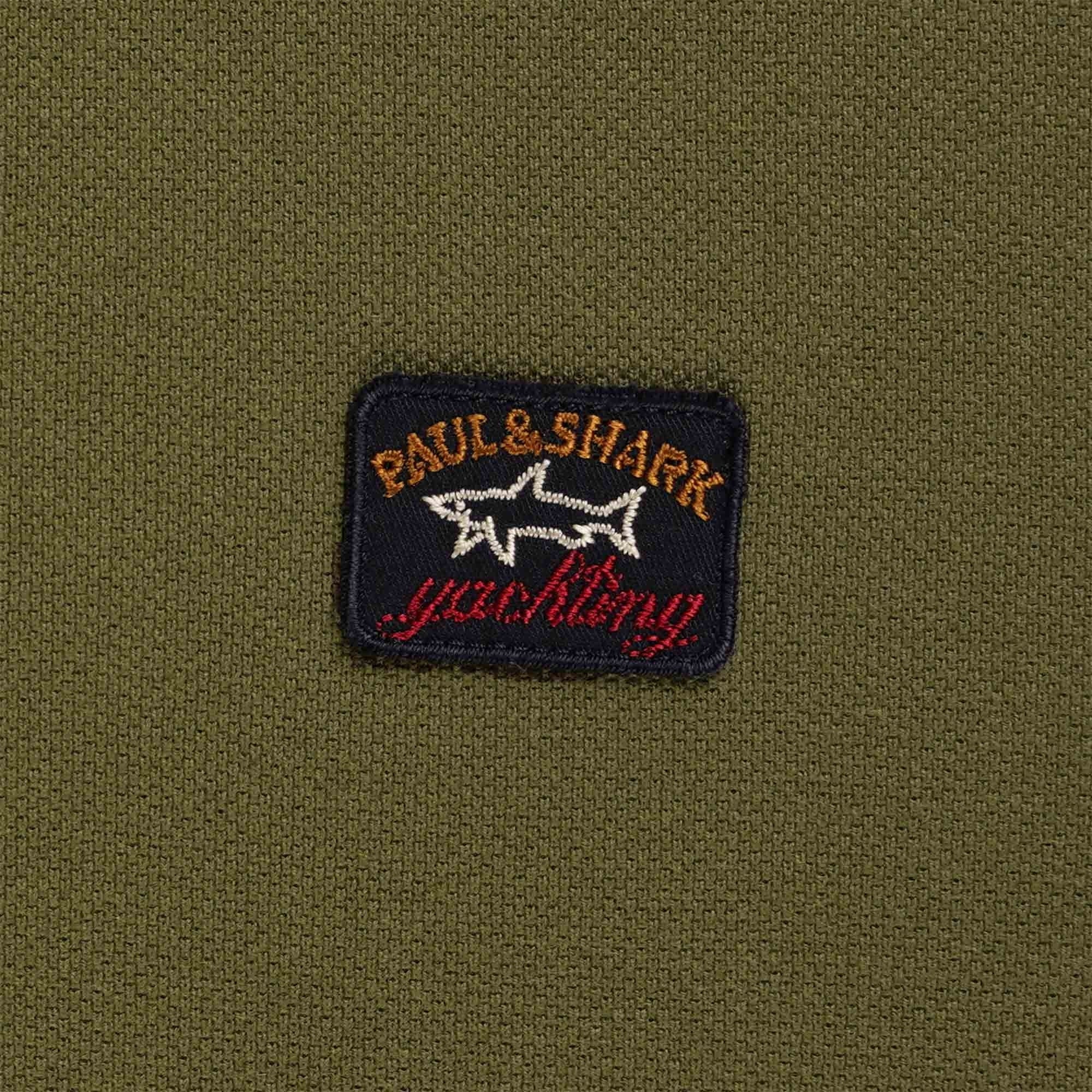 Paul and Shark Short Sleeve Polo Shirt - Khaki