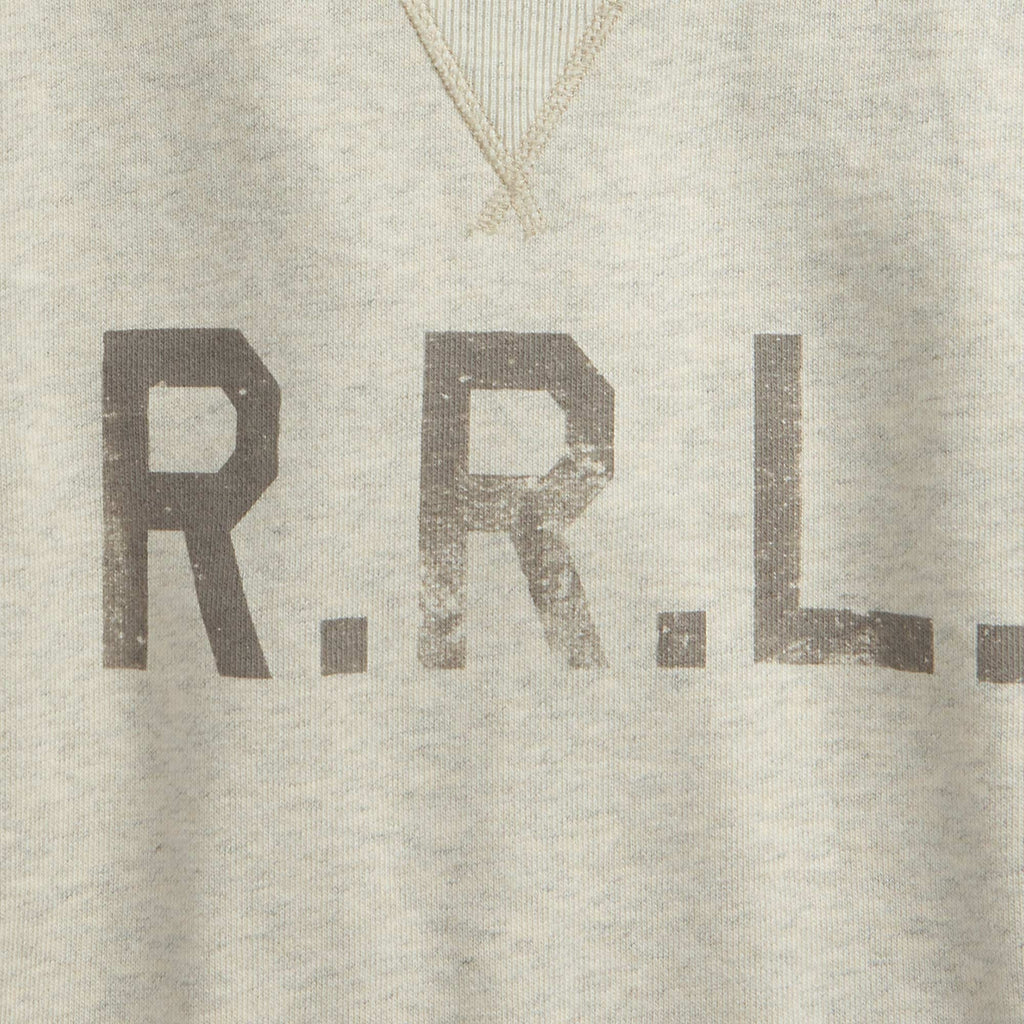 RRL by Ralph Lauren Logo Fleece Pullover - Heather
