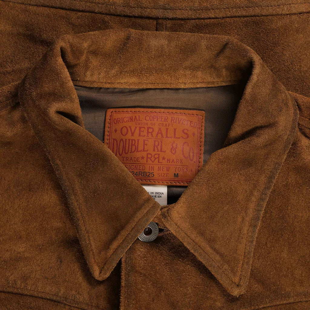 RRL by Ralph Lauren Roughout Suede Jacket - Brown