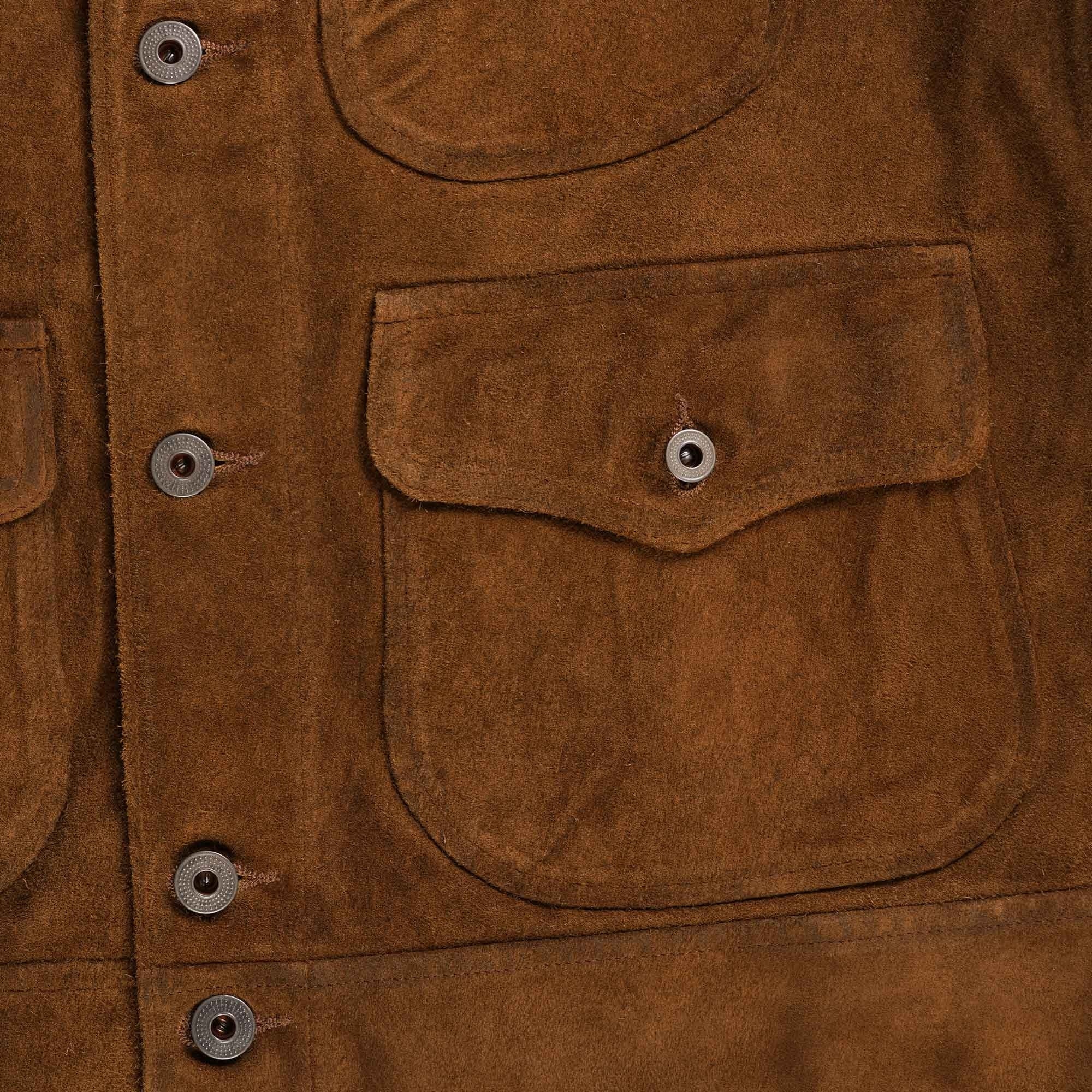 RRL by Ralph Lauren Roughout Suede Jacket - Brown
