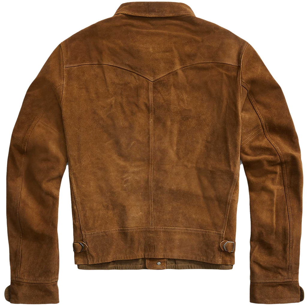 RRL by Ralph Lauren Roughout Suede Jacket - Brown