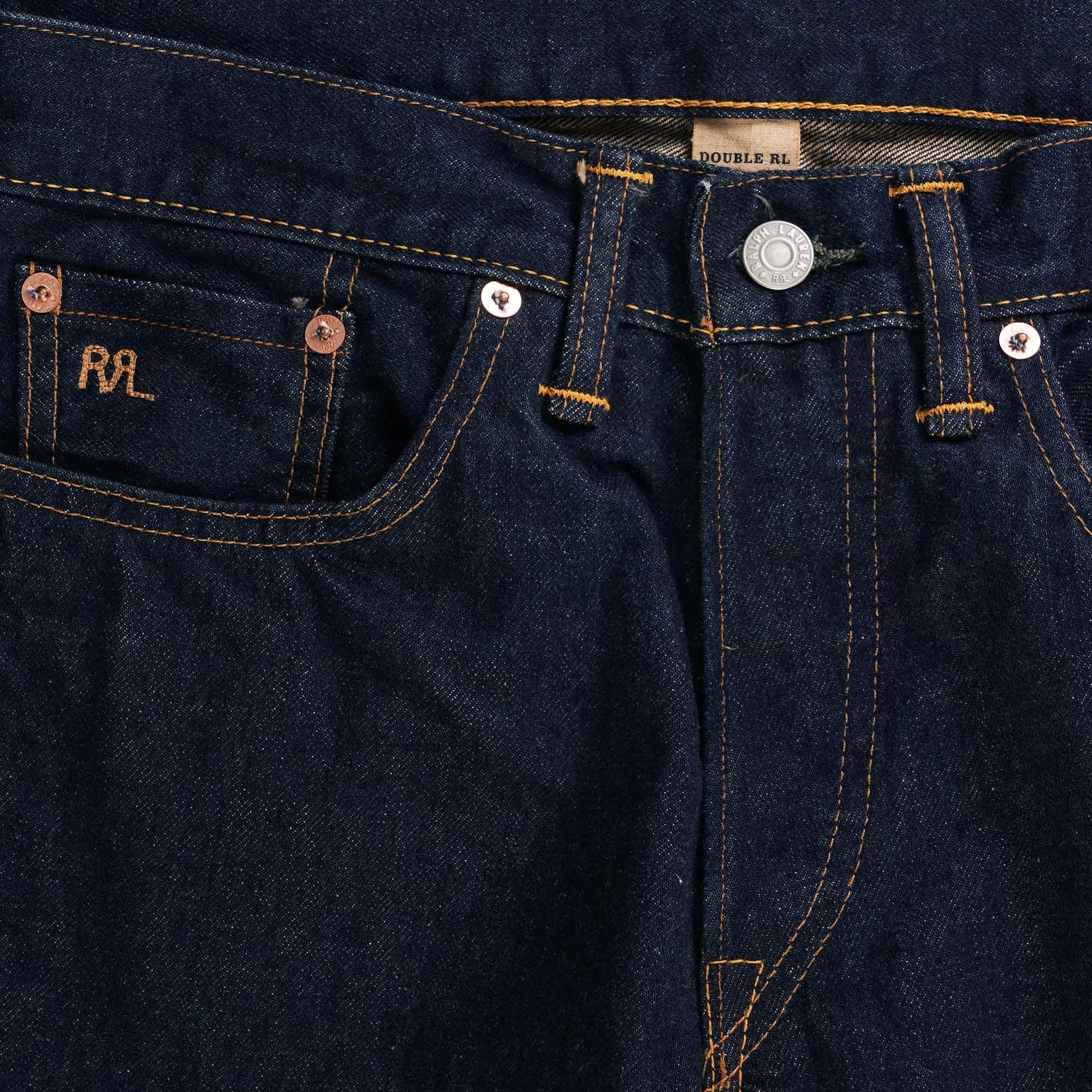 Slim Fit Once-Washed Selvedge Jean - Denim
