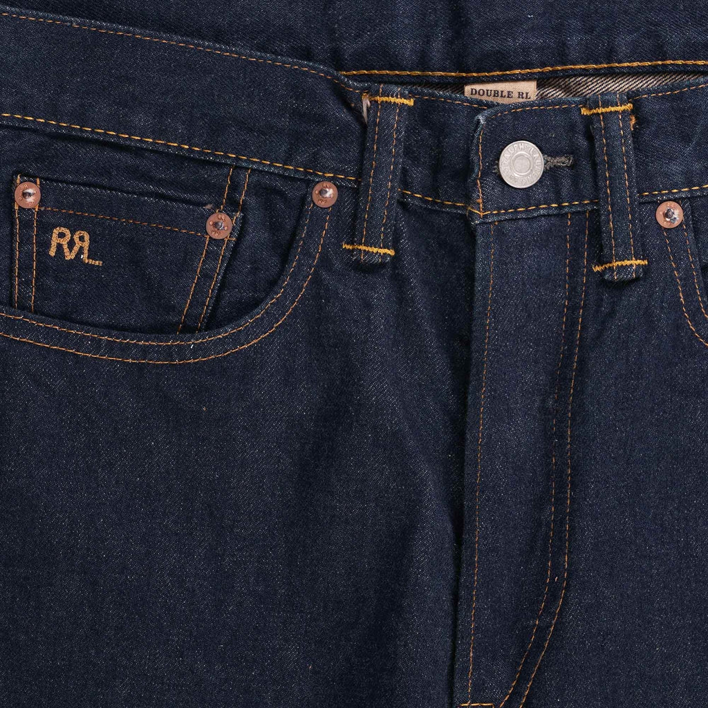 Straight Fit Once-Washed Selvedge Jean - Denim
