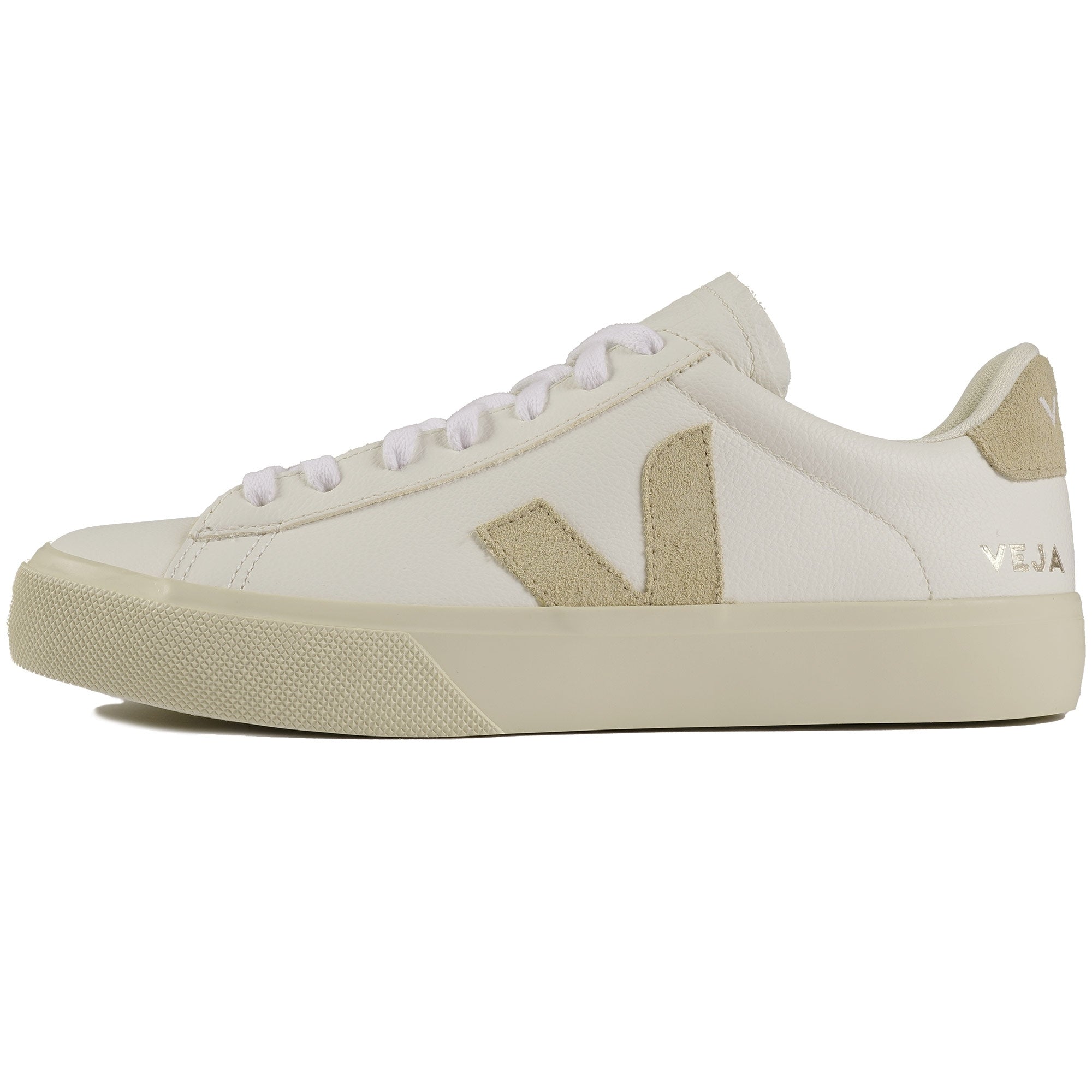 Veja Womens Campo Chromefree Leather - White & Almond