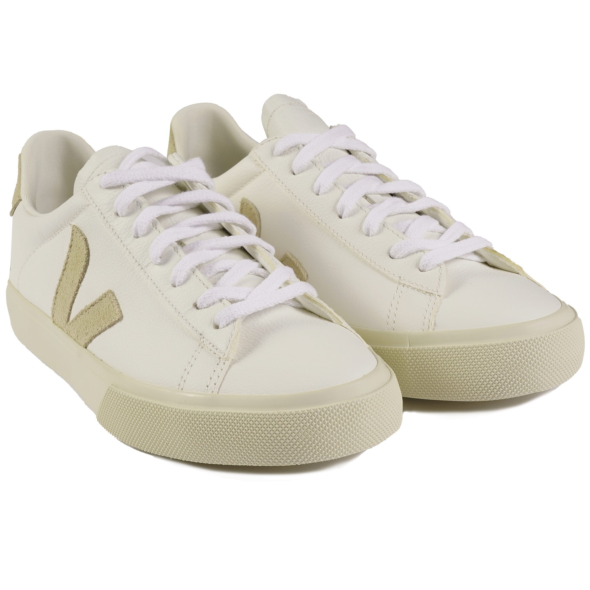 Veja Womens Campo Chromefree Leather - White & Almond