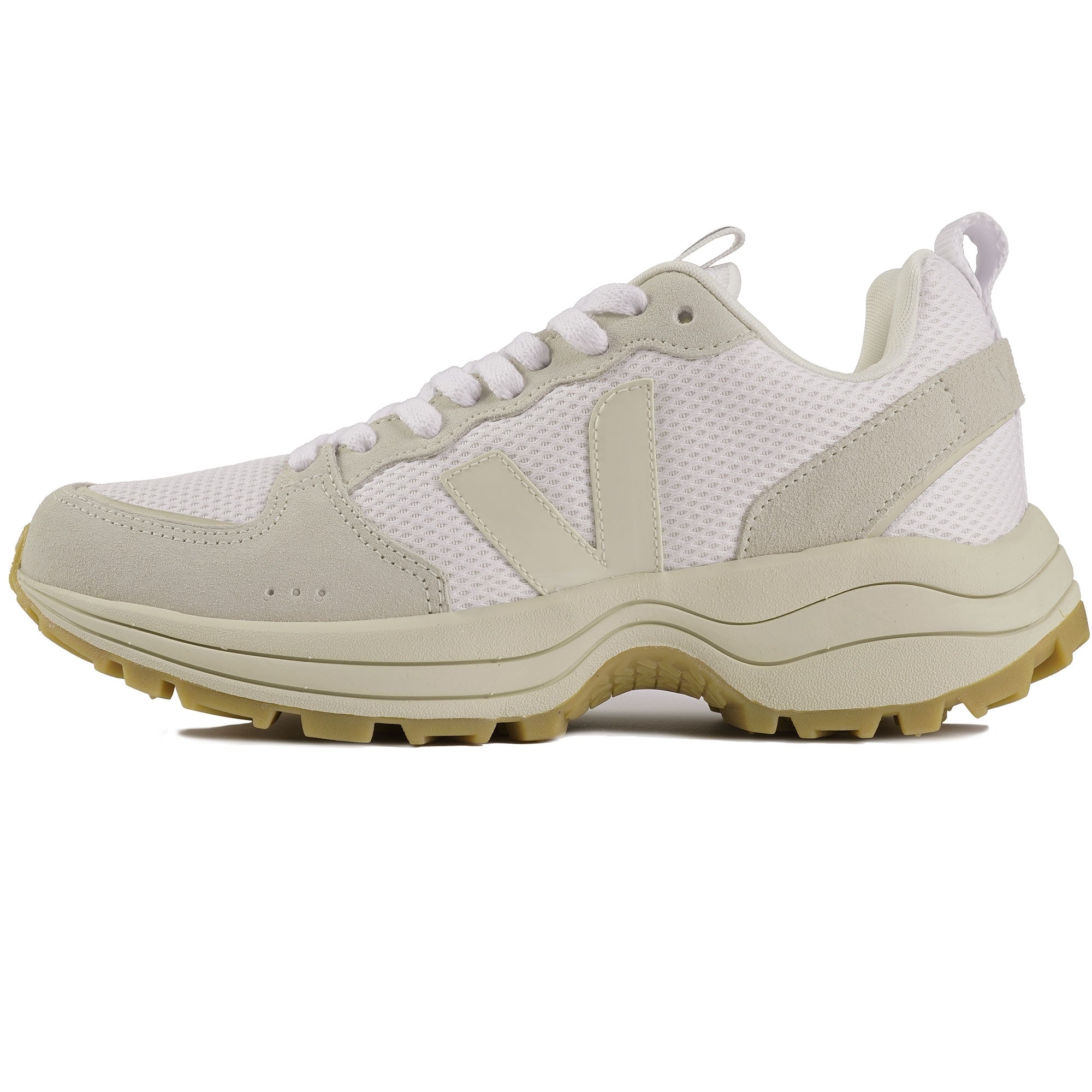 Veja Womens Venturi Alveomesh - White & Pierre