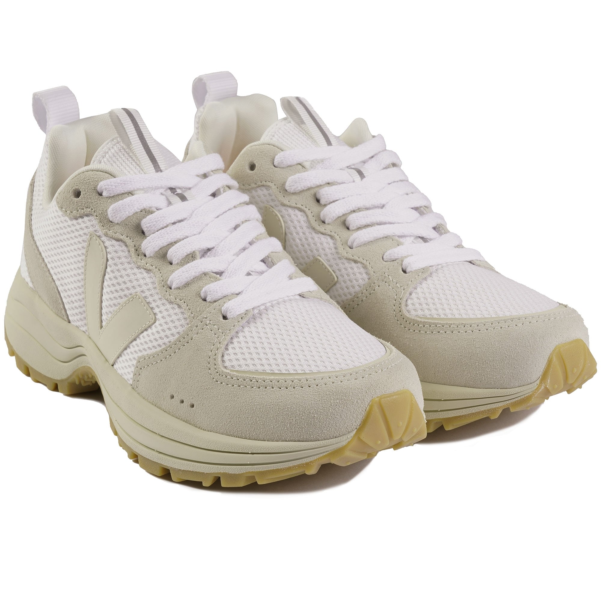 Veja Womens Venturi Alveomesh - White & Pierre