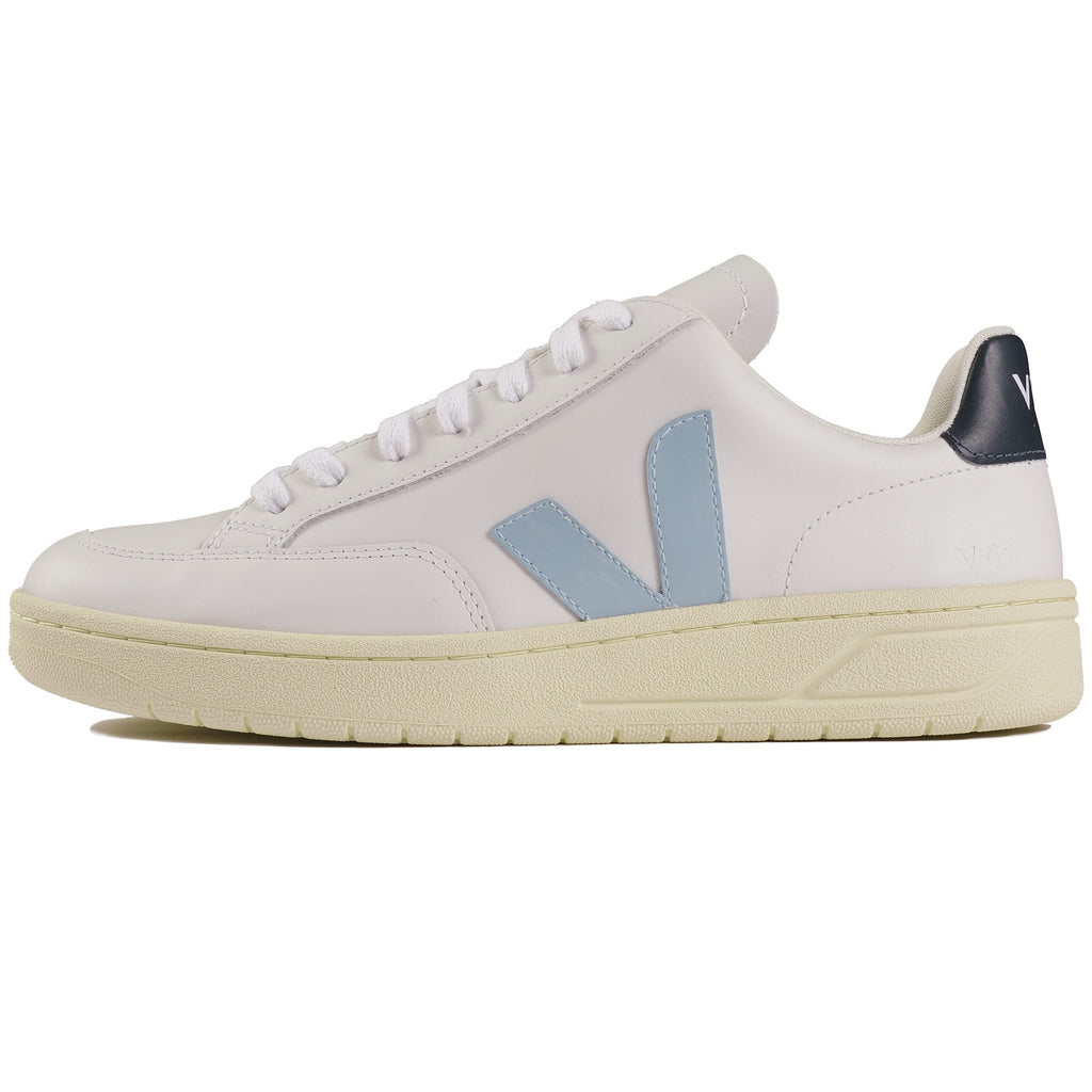 Veja Womens V-12 Leather - White Steel