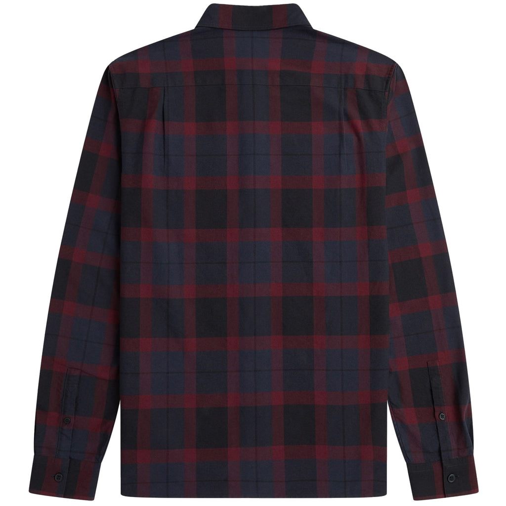 Fred Perry Tartan Shirt - Oxblood