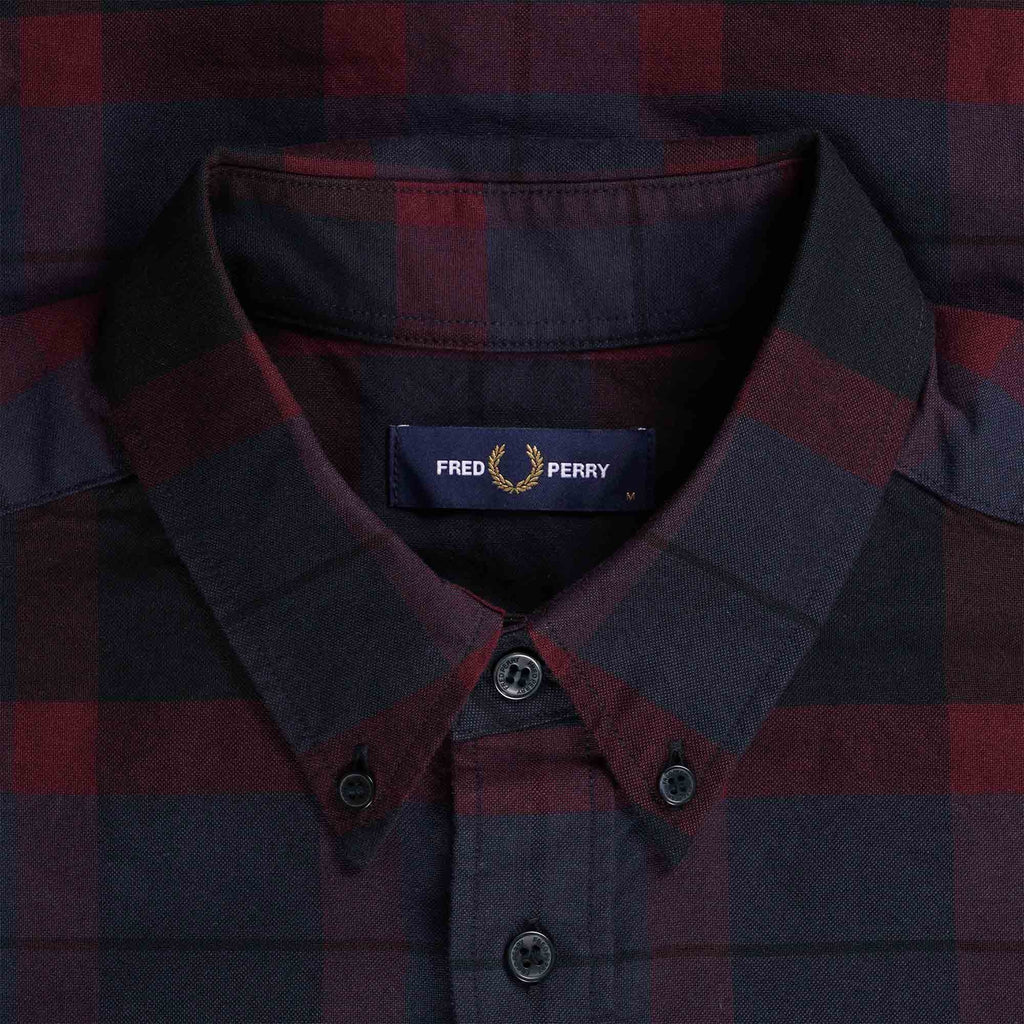 Fred Perry Tartan Shirt - Oxblood