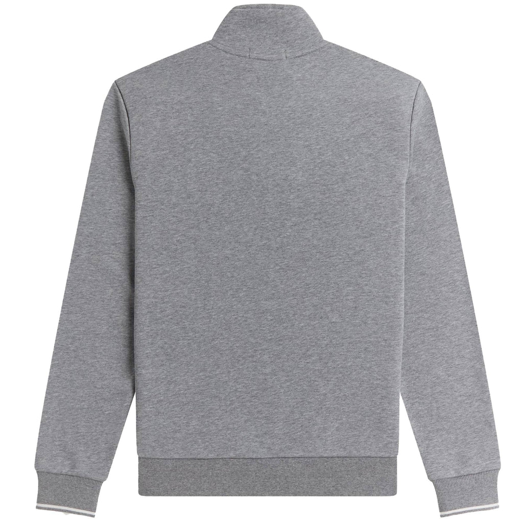 Fred Perry Half Zip Sweatshirt - Steel Marl