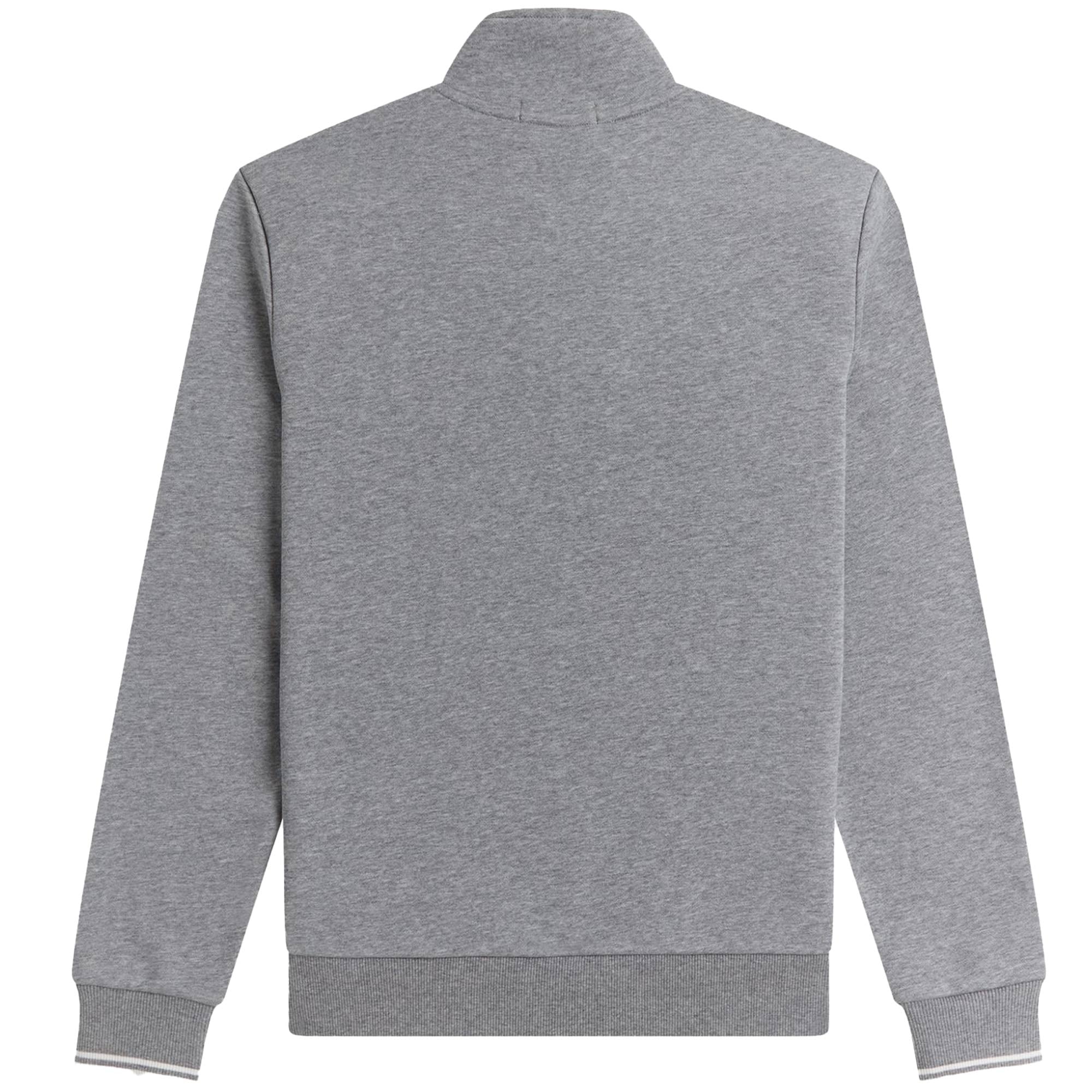 Fred Perry Half Zip Sweatshirt - Steel Marl