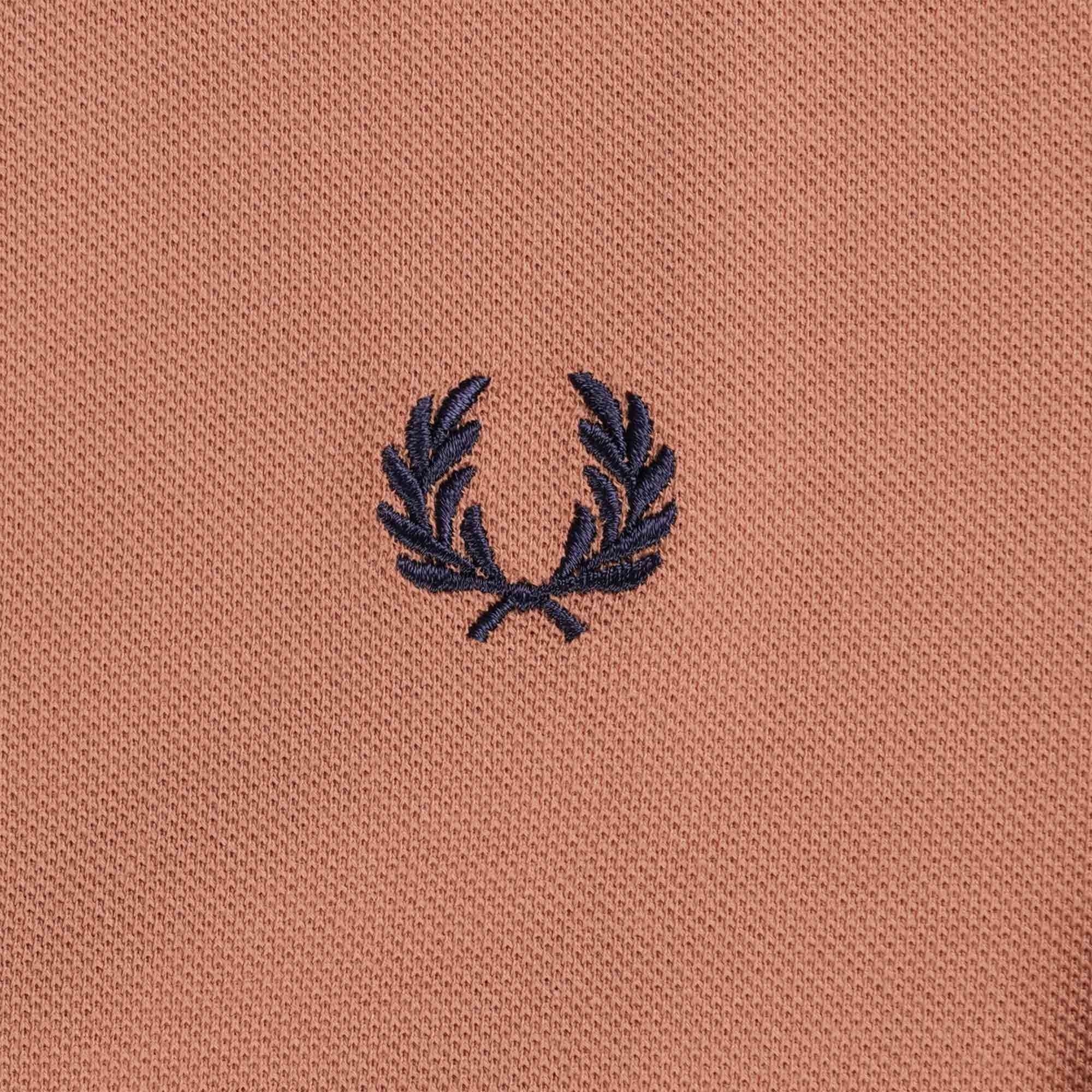 Fred Perry M3600 Twin Tipped Polo Shirt - Light Rust