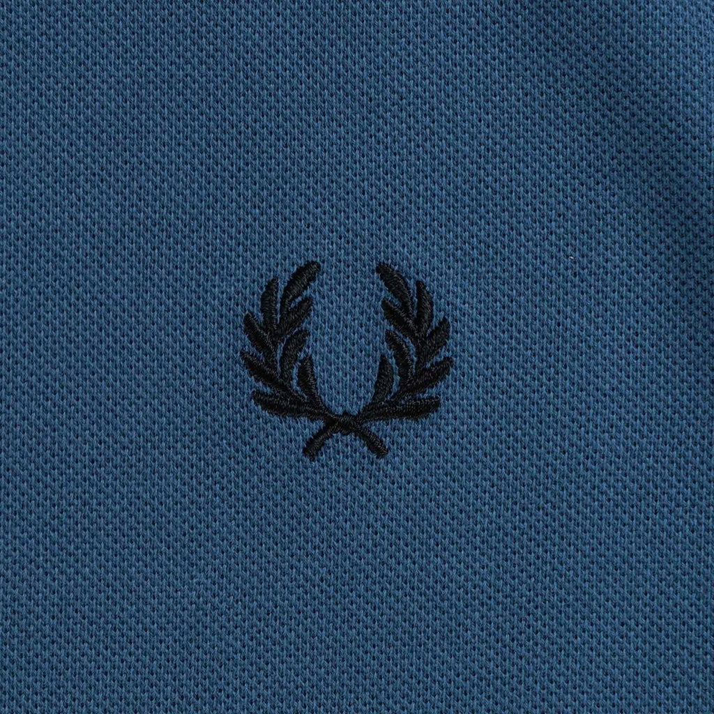 Fred Perry M3636 Long Sleeve Polo Shirt - Midnight Blue