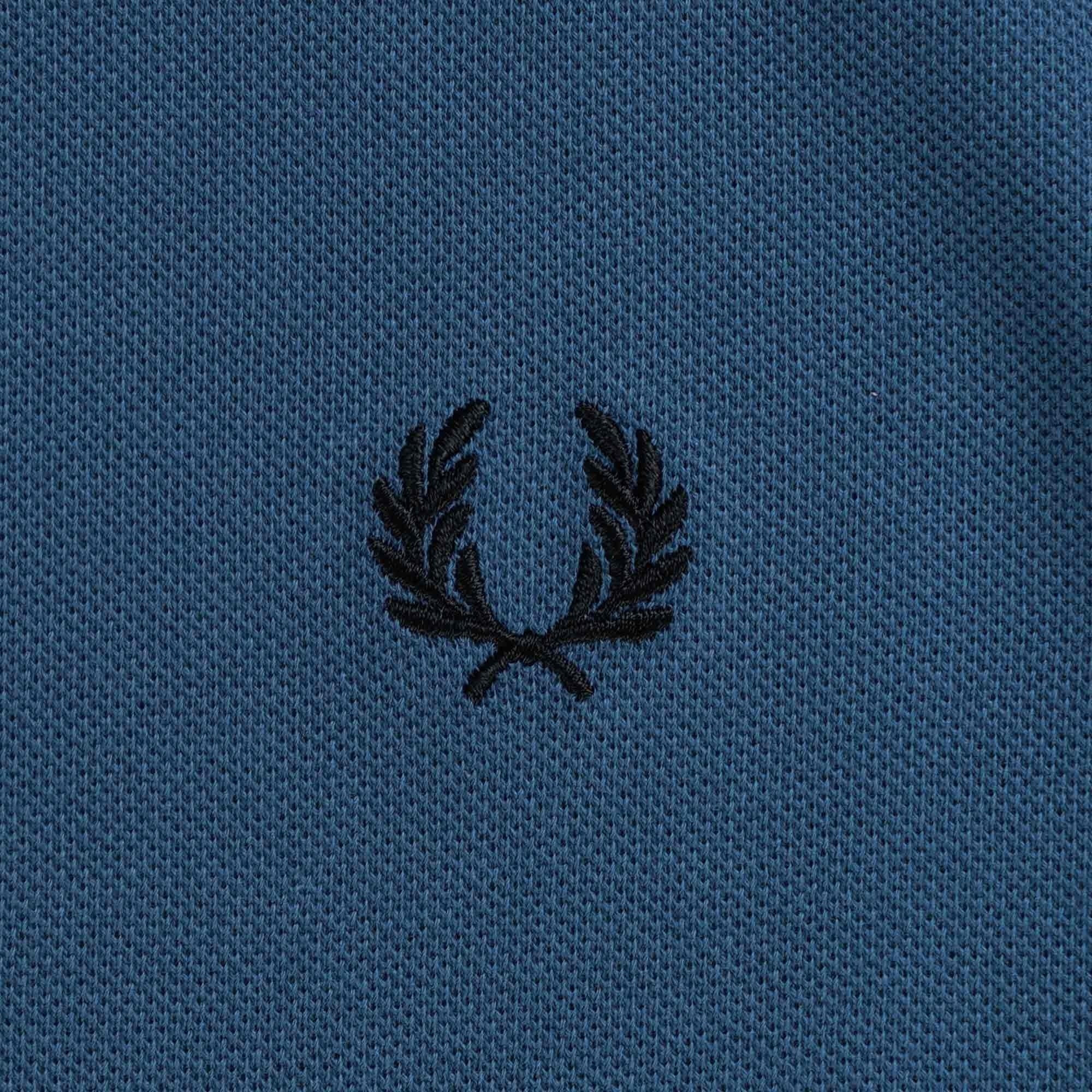 Fred Perry M3636 Long Sleeve Polo Shirt - Midnight Blue