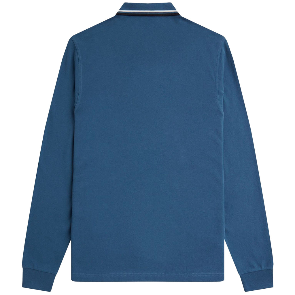 Fred Perry M3636 Long Sleeve Polo Shirt - Midnight Blue