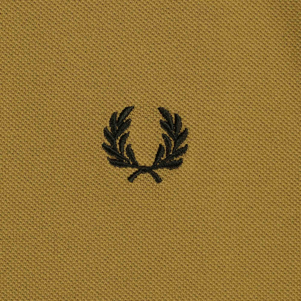 Fred Perry M3600 Twin Tipped Polo Shirt - Dark Caramel