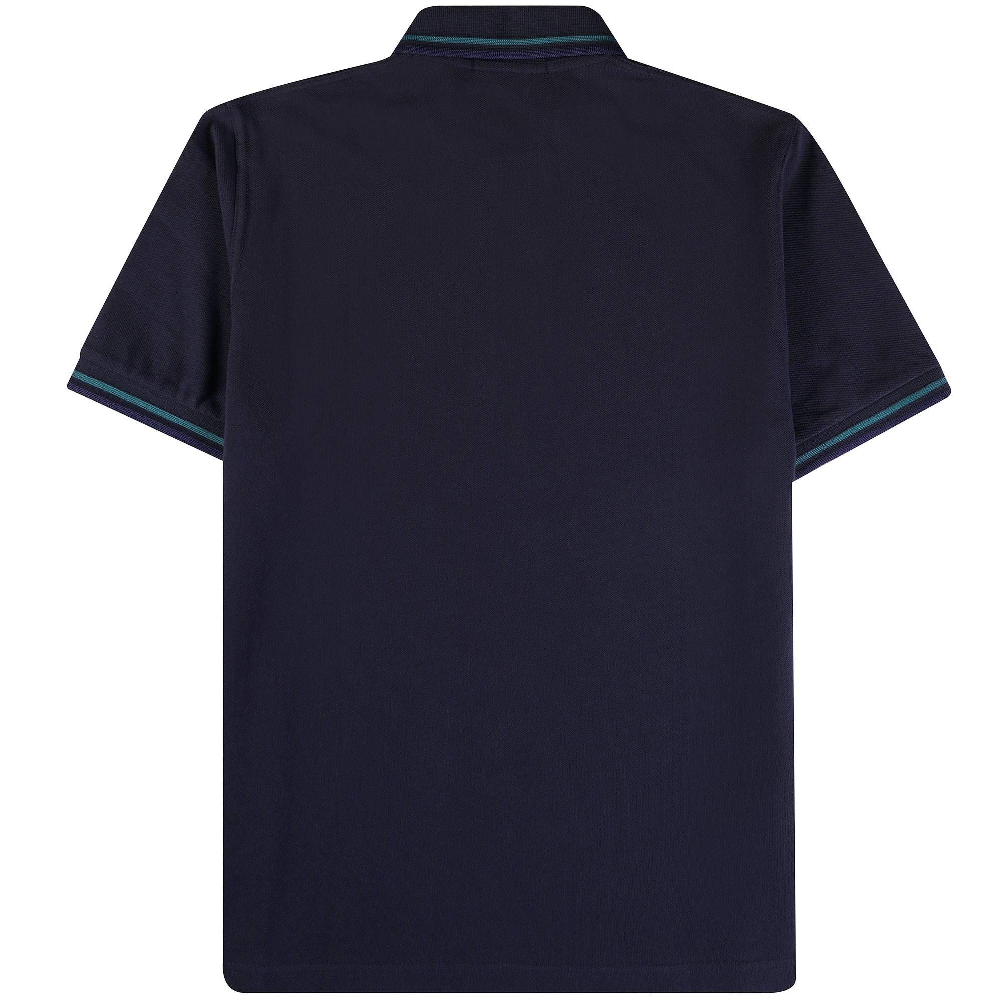 Fred Perry Reissues M12 Twin Tipped Polo Shirt - Navy