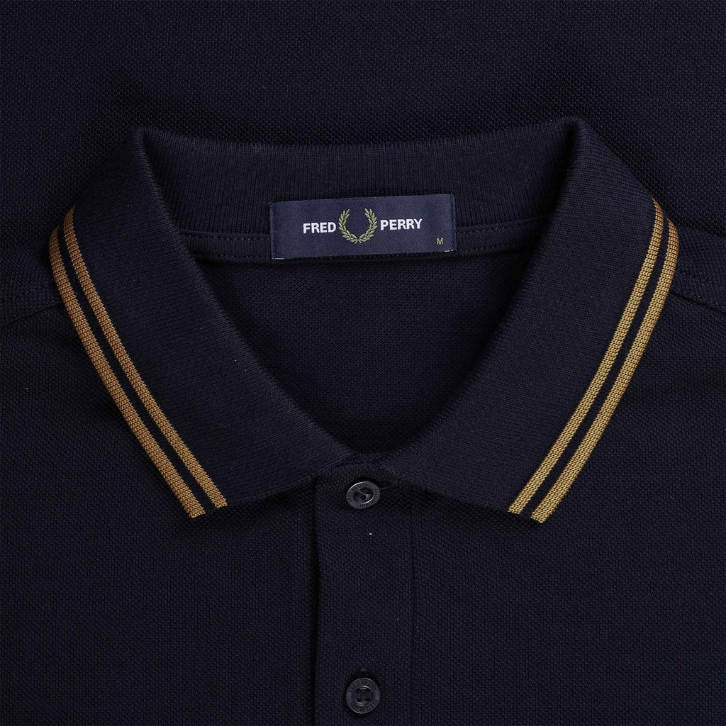 Fred Perry M3600 Twin Tipped Polo Shirt - Navy