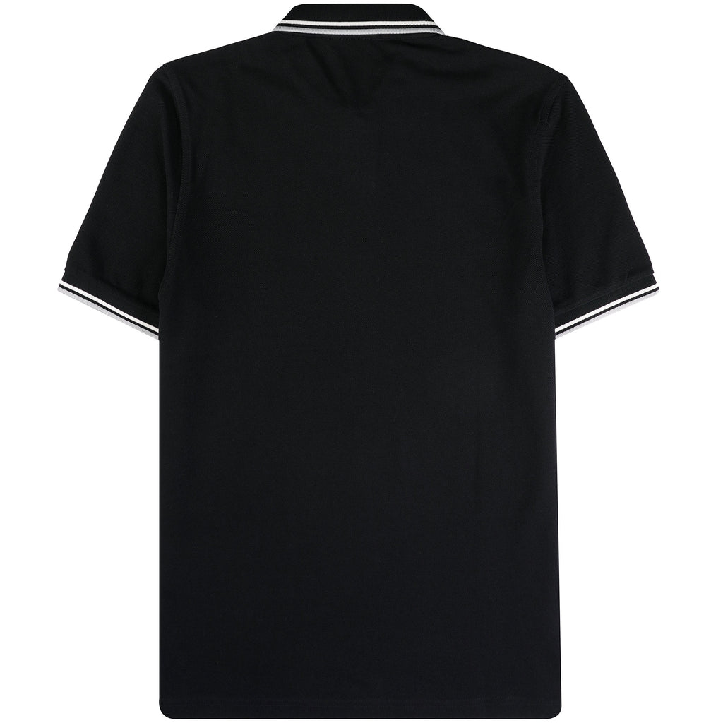 Fred Perry M3600 Twin Tipped Polo Shirt - Black