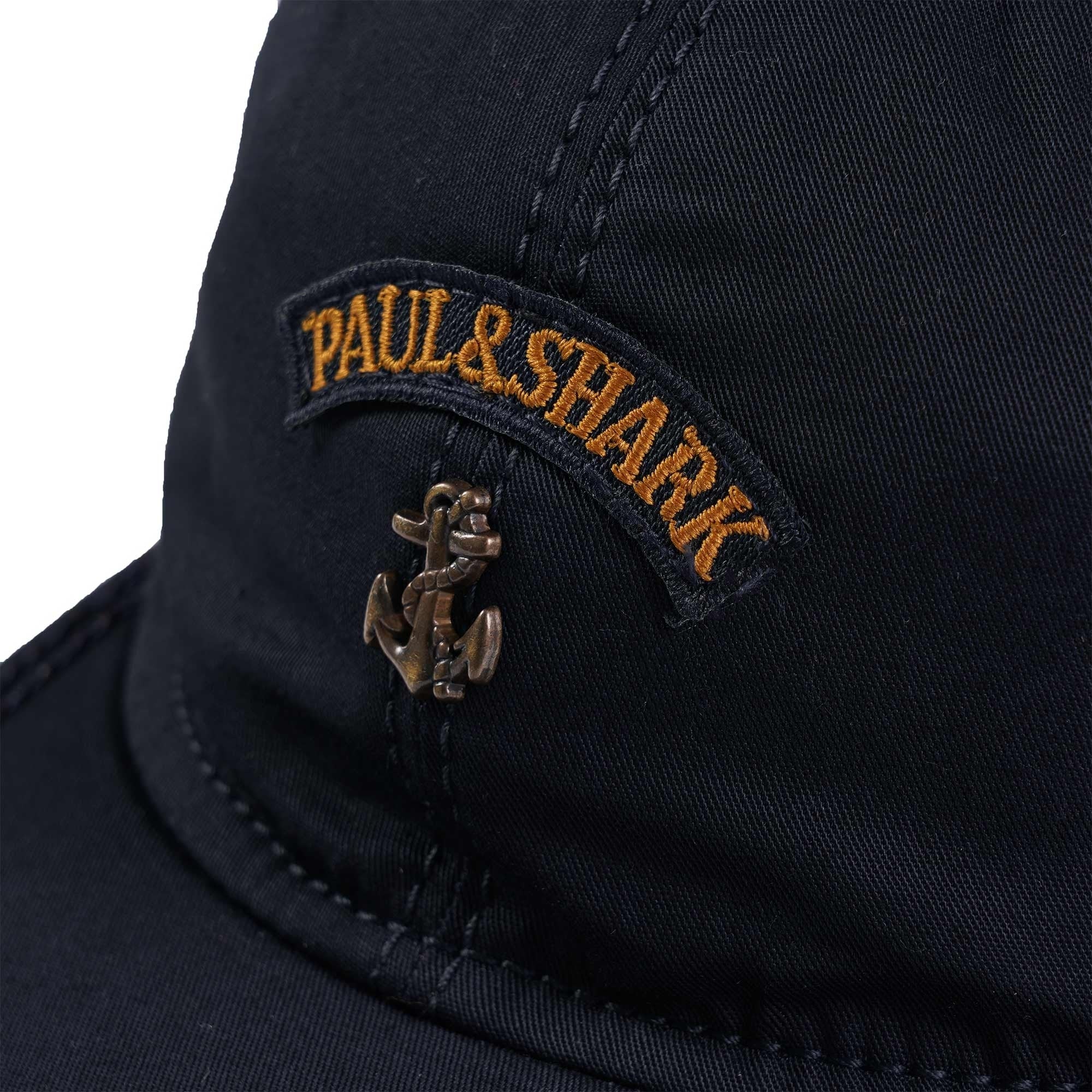 Paul and Shark Anchor Logo Cap - Navy