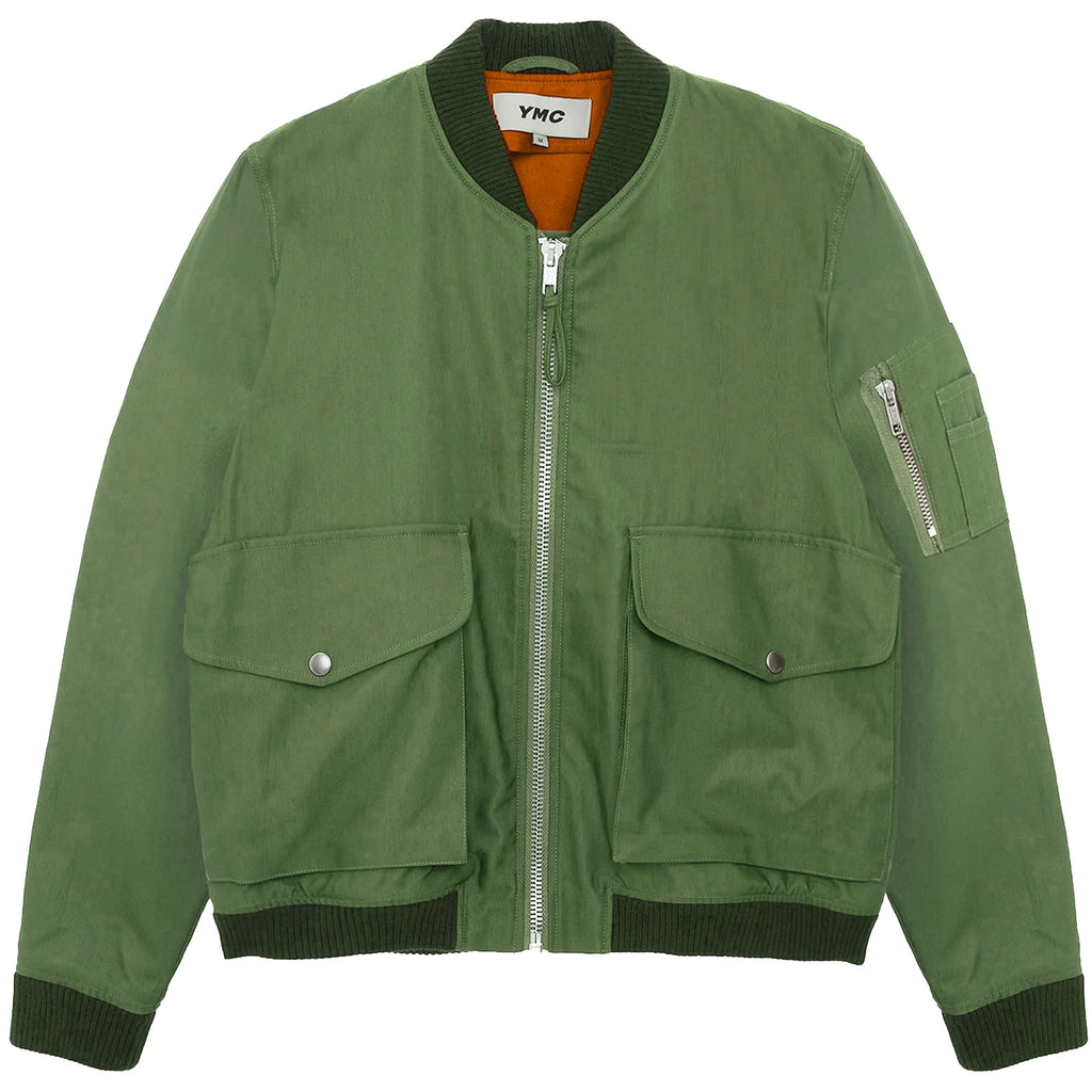 YMC Bros Bomber Jacket - Olive
