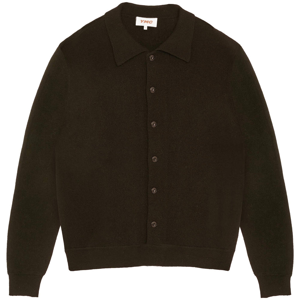 YMC Rat Pack Cardigan - Brown