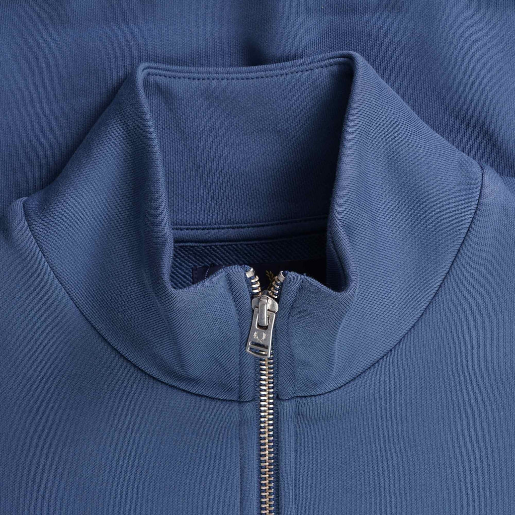 1/2 Zip Track Top - Midnight Blue