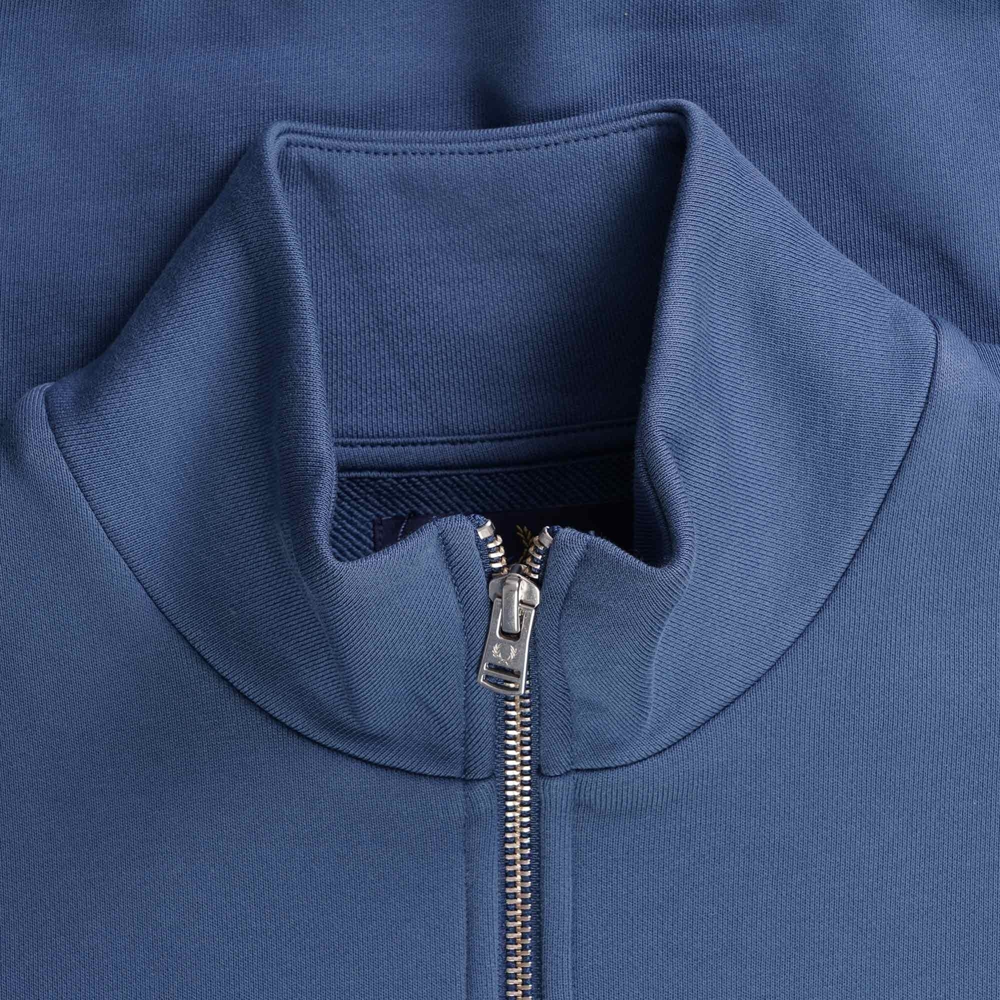 1/2 Zip Track Top - Midnight Blue