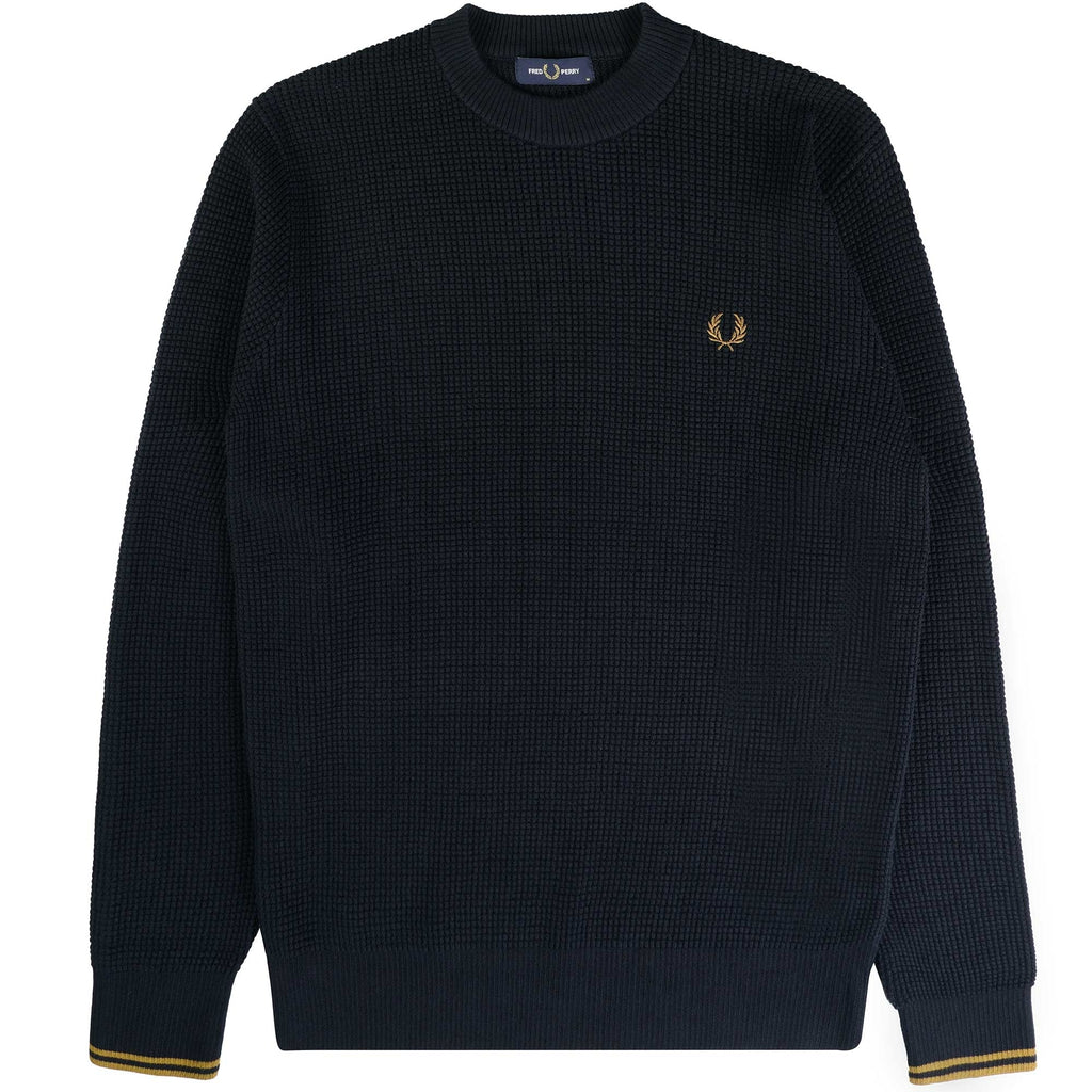 Waffle Jumper - Navy
