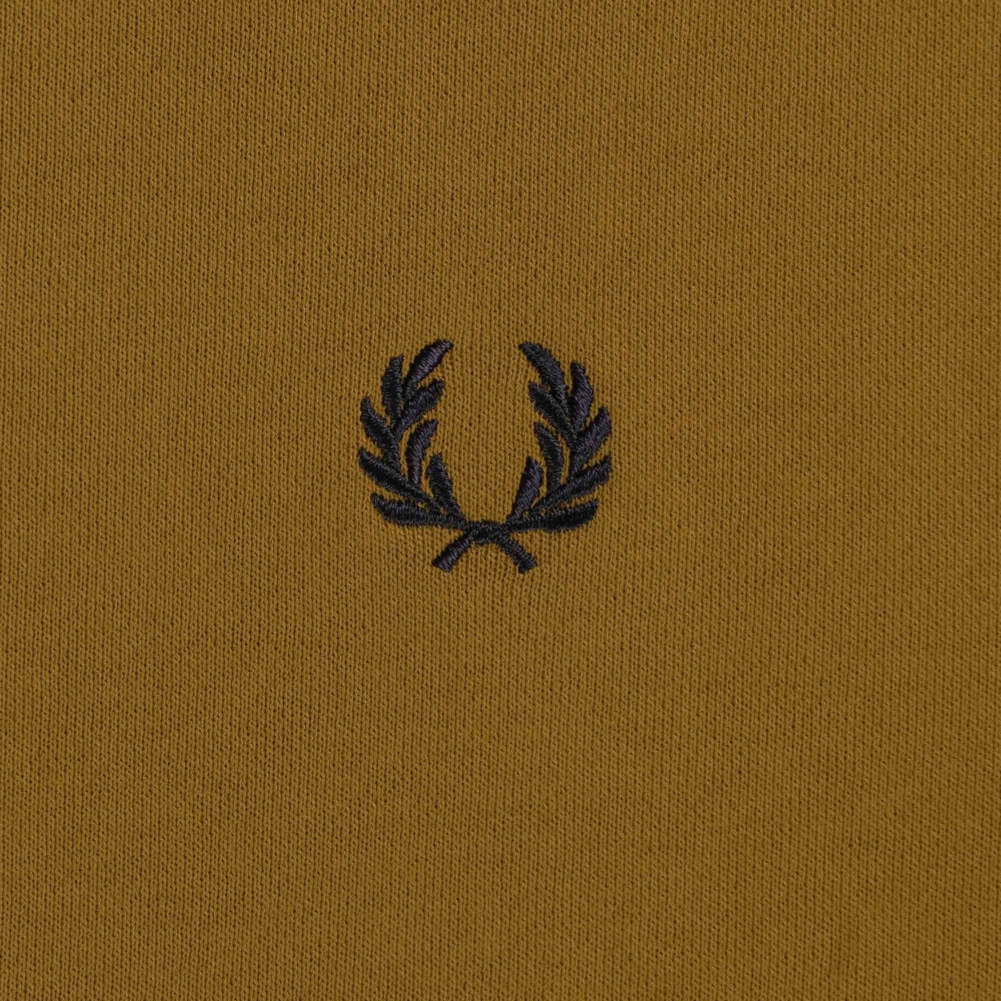 1/2 Zip Track Top - Dark Caramel