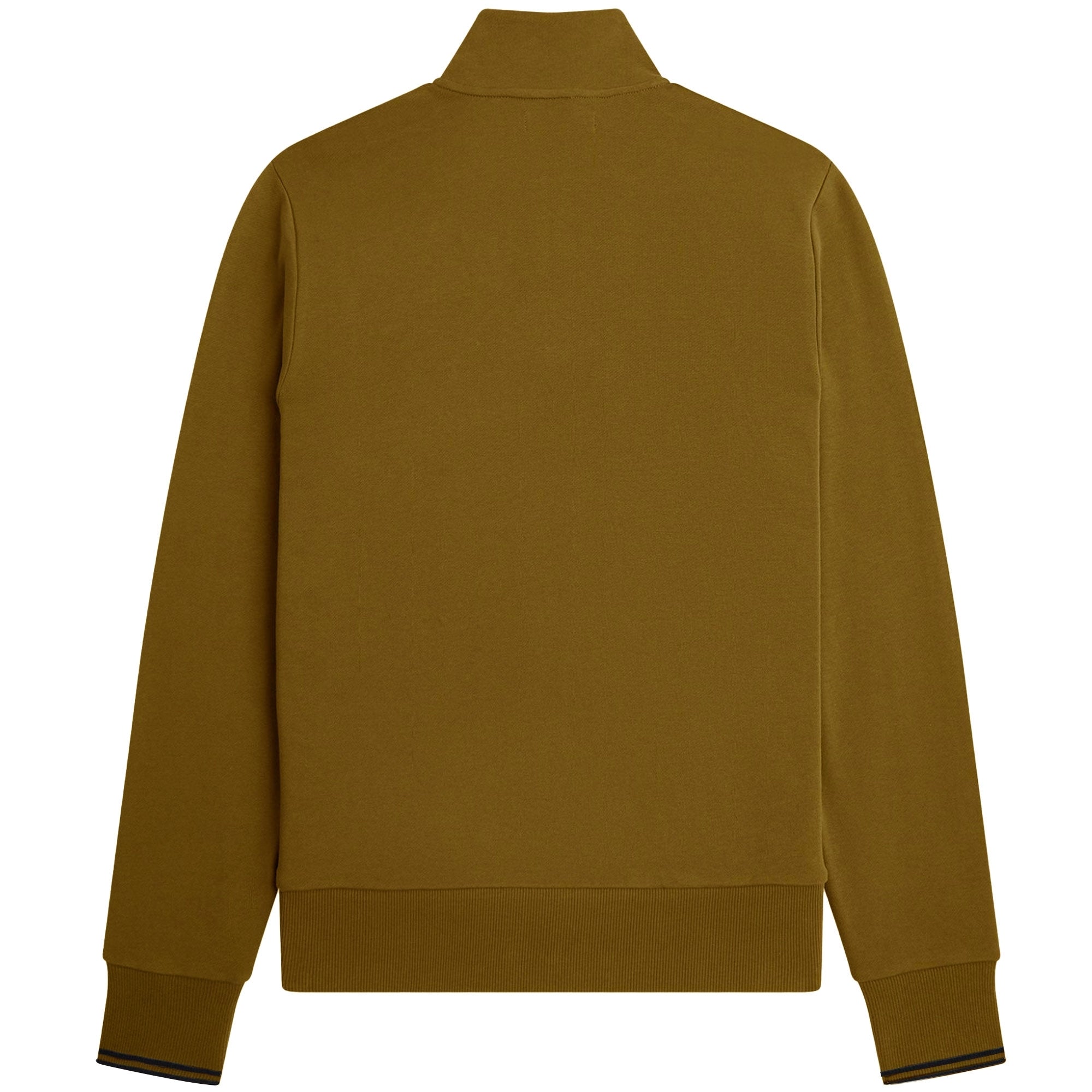 1/2 Zip Track Top - Dark Caramel