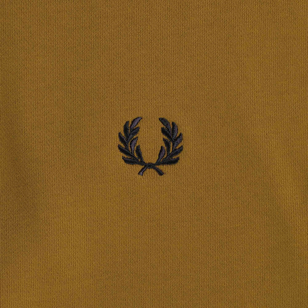 Fred Perry Crew Neck Sweatshirt - Dark Caramel
