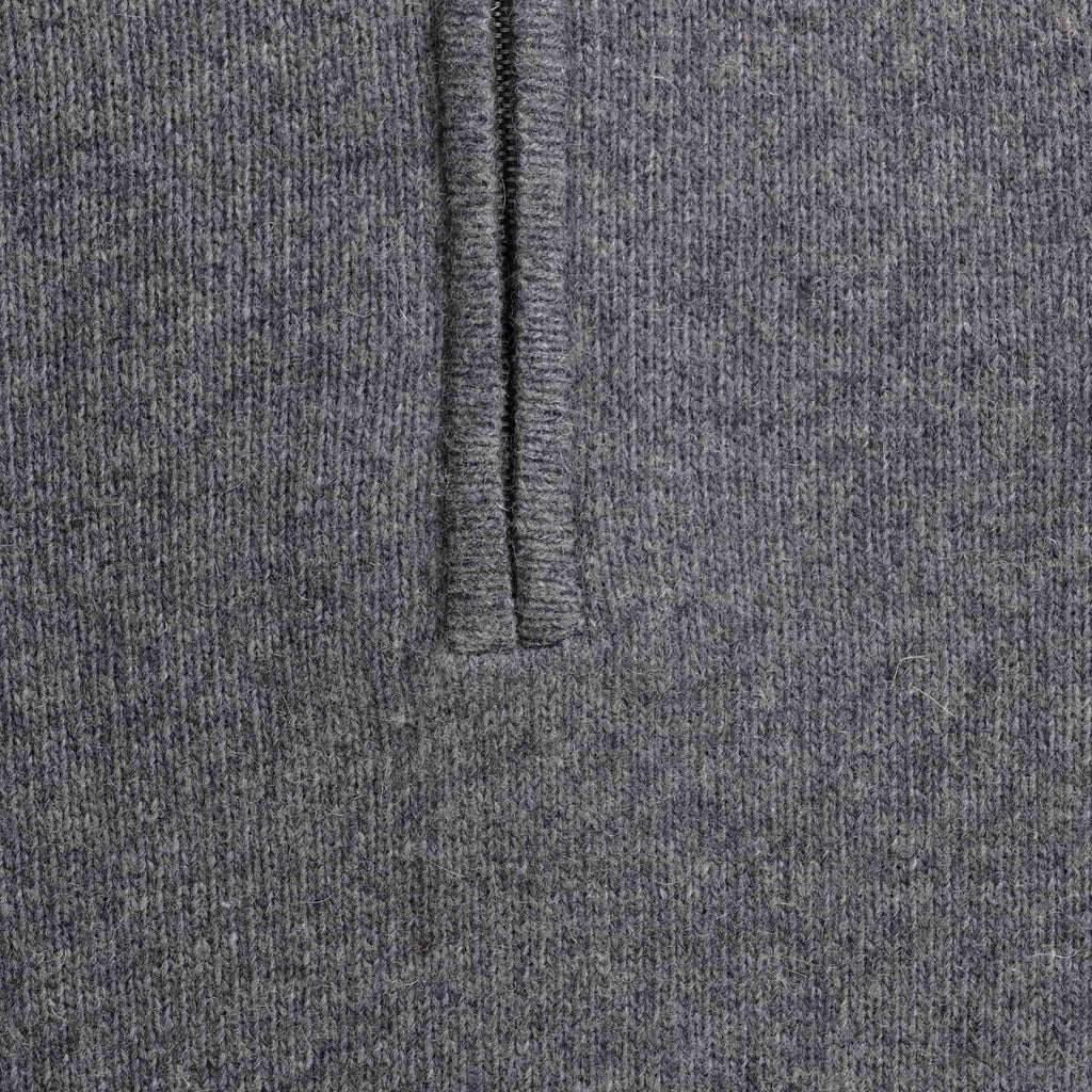 Paul and Shark Half Zip Jumper - Grey