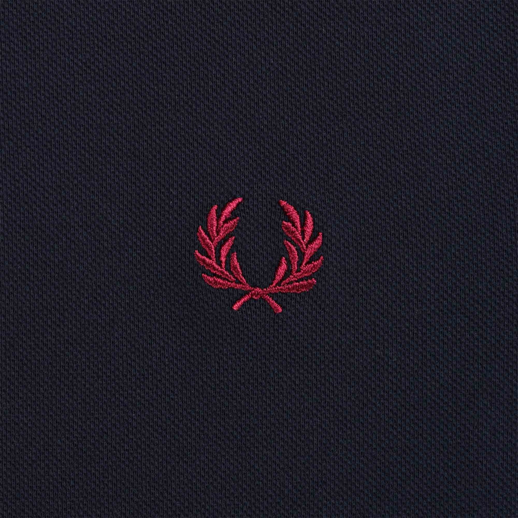 M3636 Long Sleeve Twin Tipped Polo Shirt - Navy